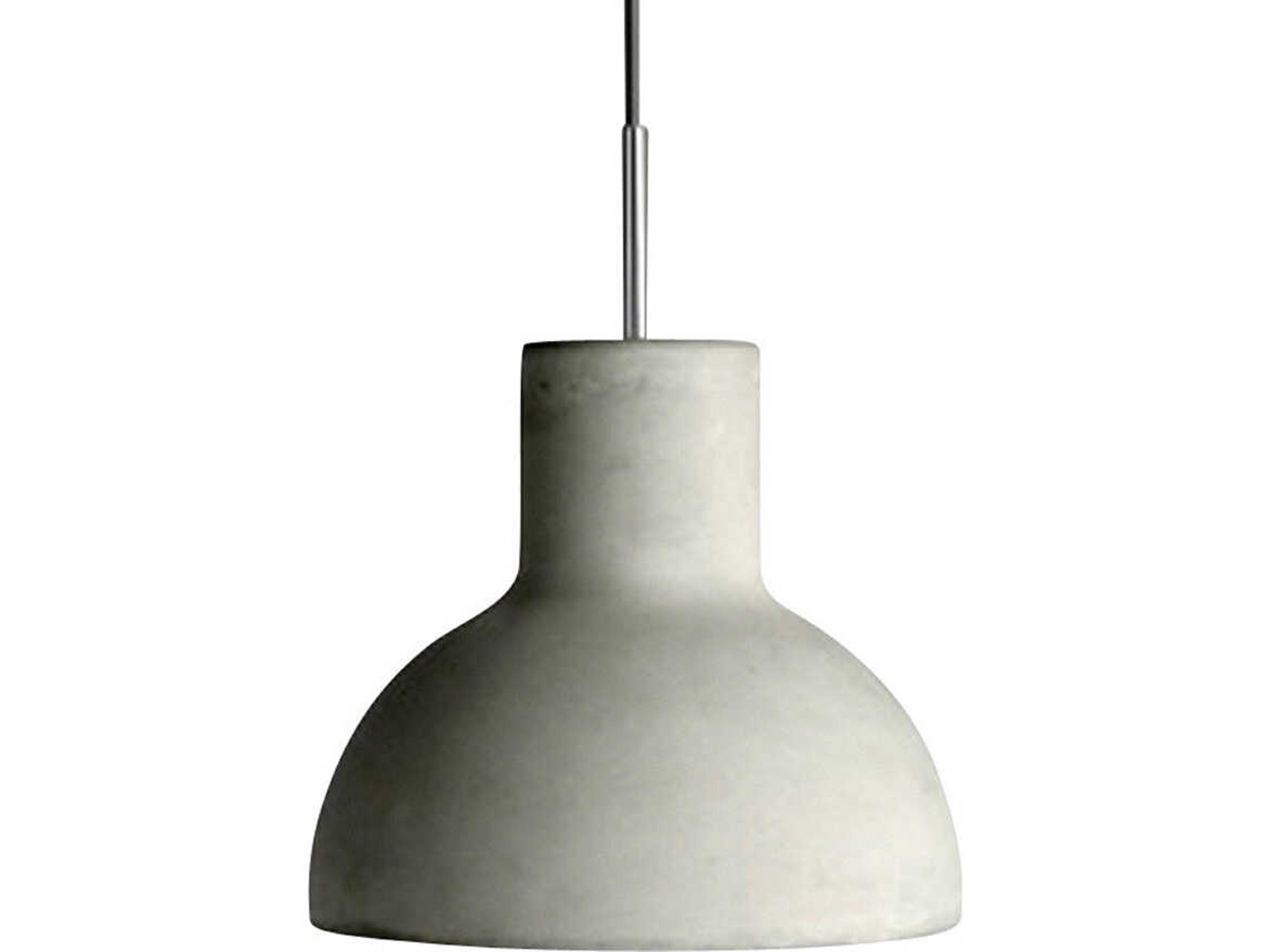 Seed Design Castle Concrete Gray Bell Mini Pendant