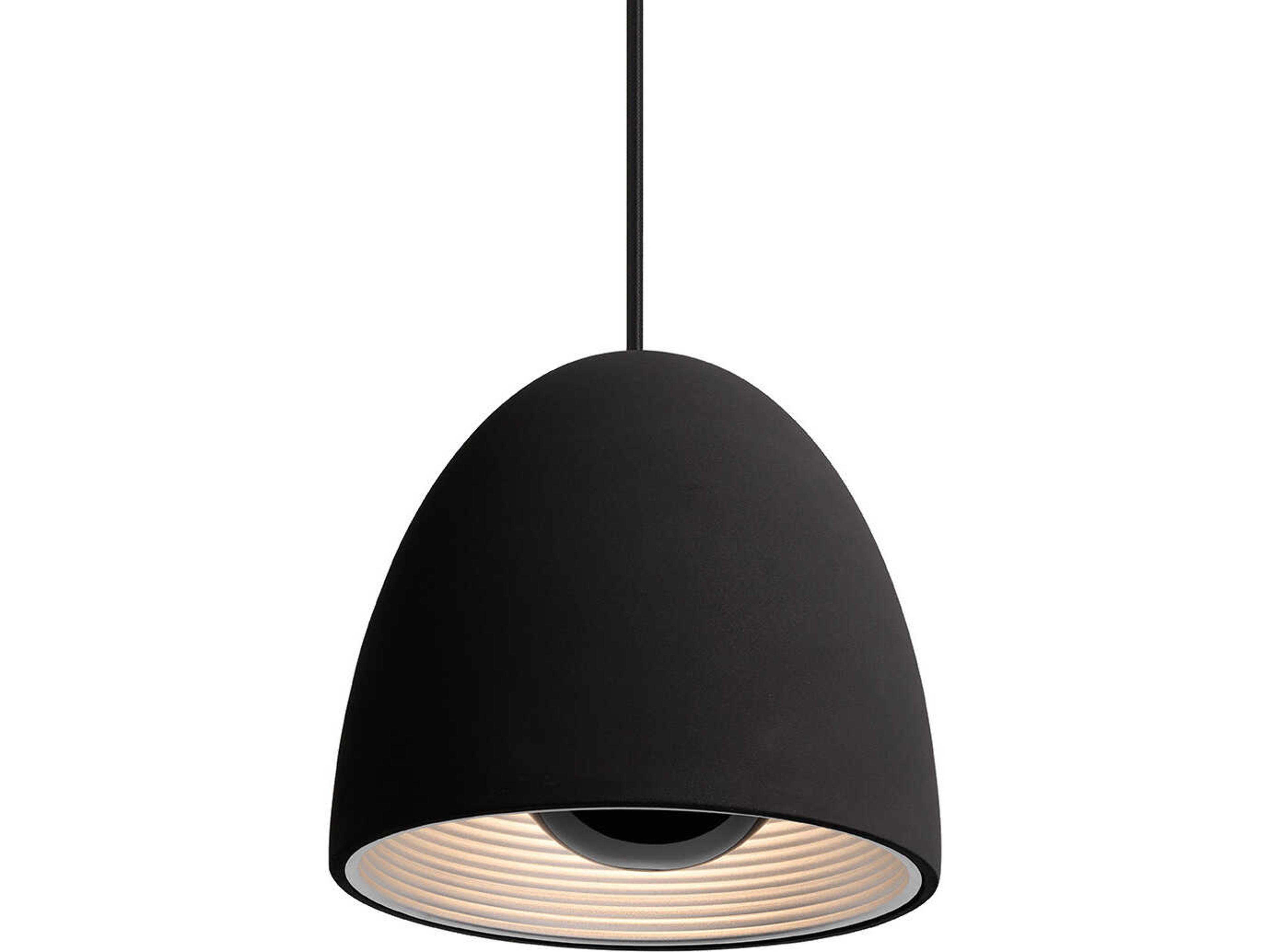 Seed Design Castle Noir Black Dome Pendant
