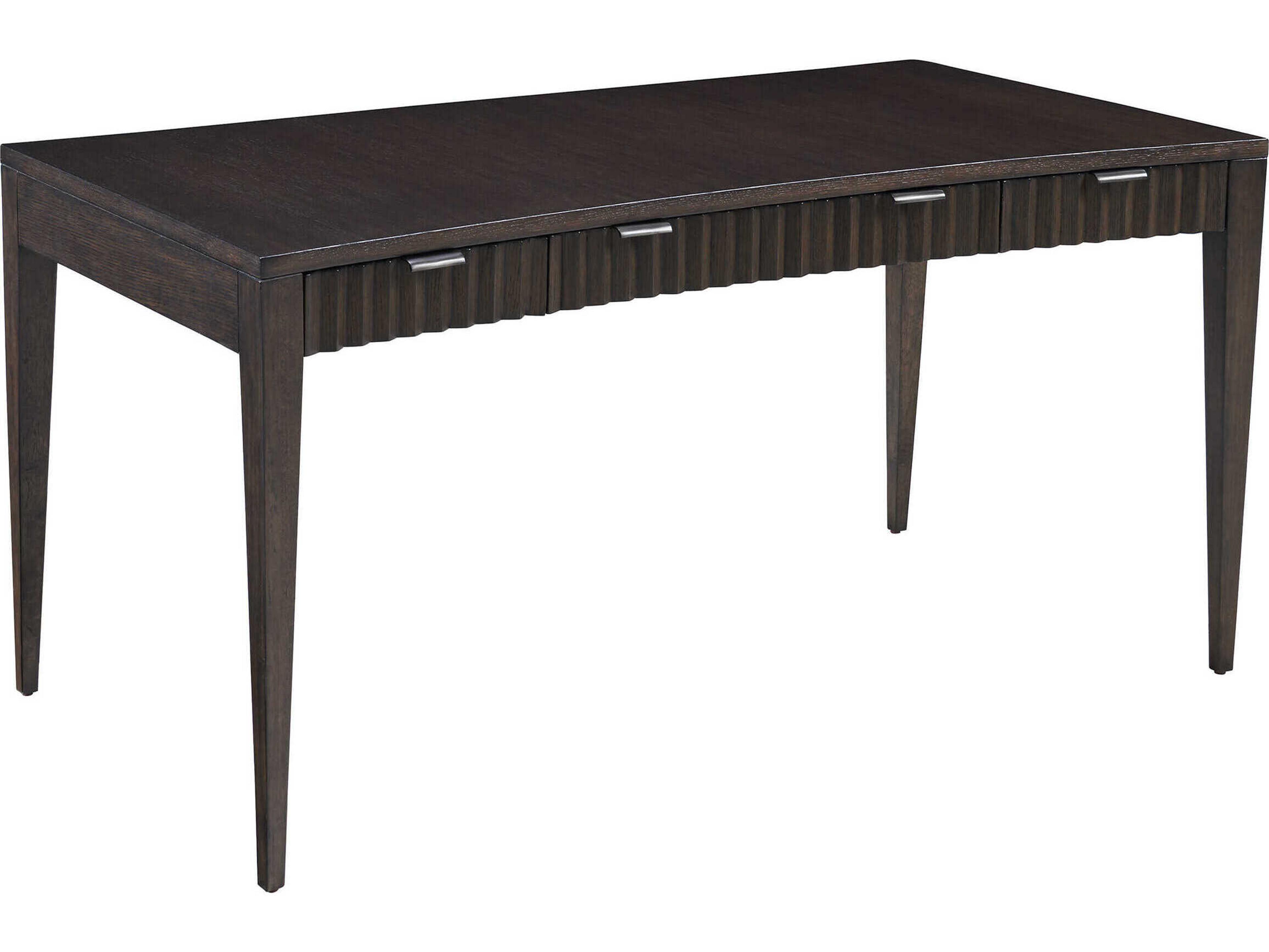 Sligh Studio Designs Dark Walnut Brown Oak Wood Writing Desk