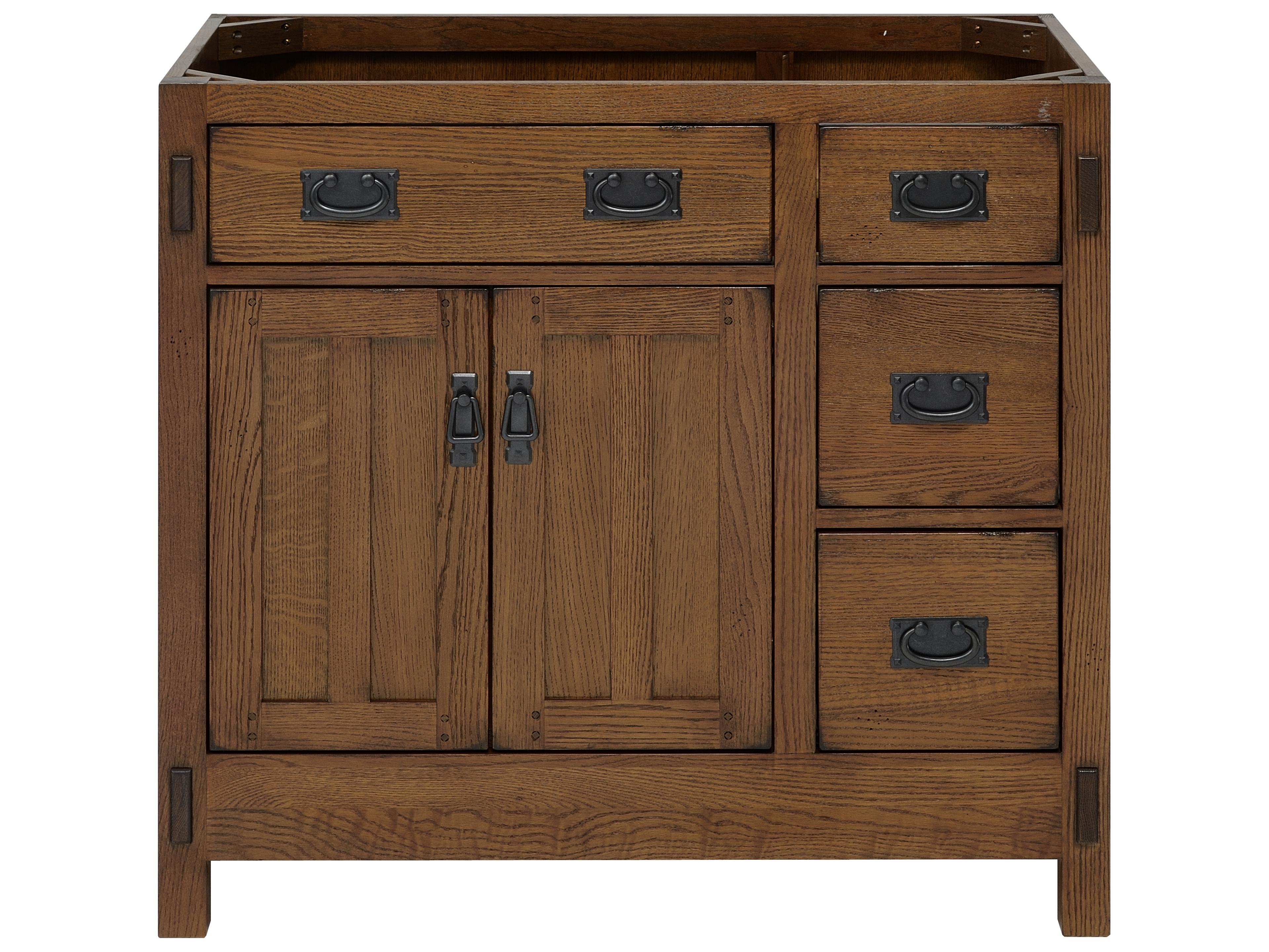 Sage Hill Designs American Craftsman Rustic Oak Vanity