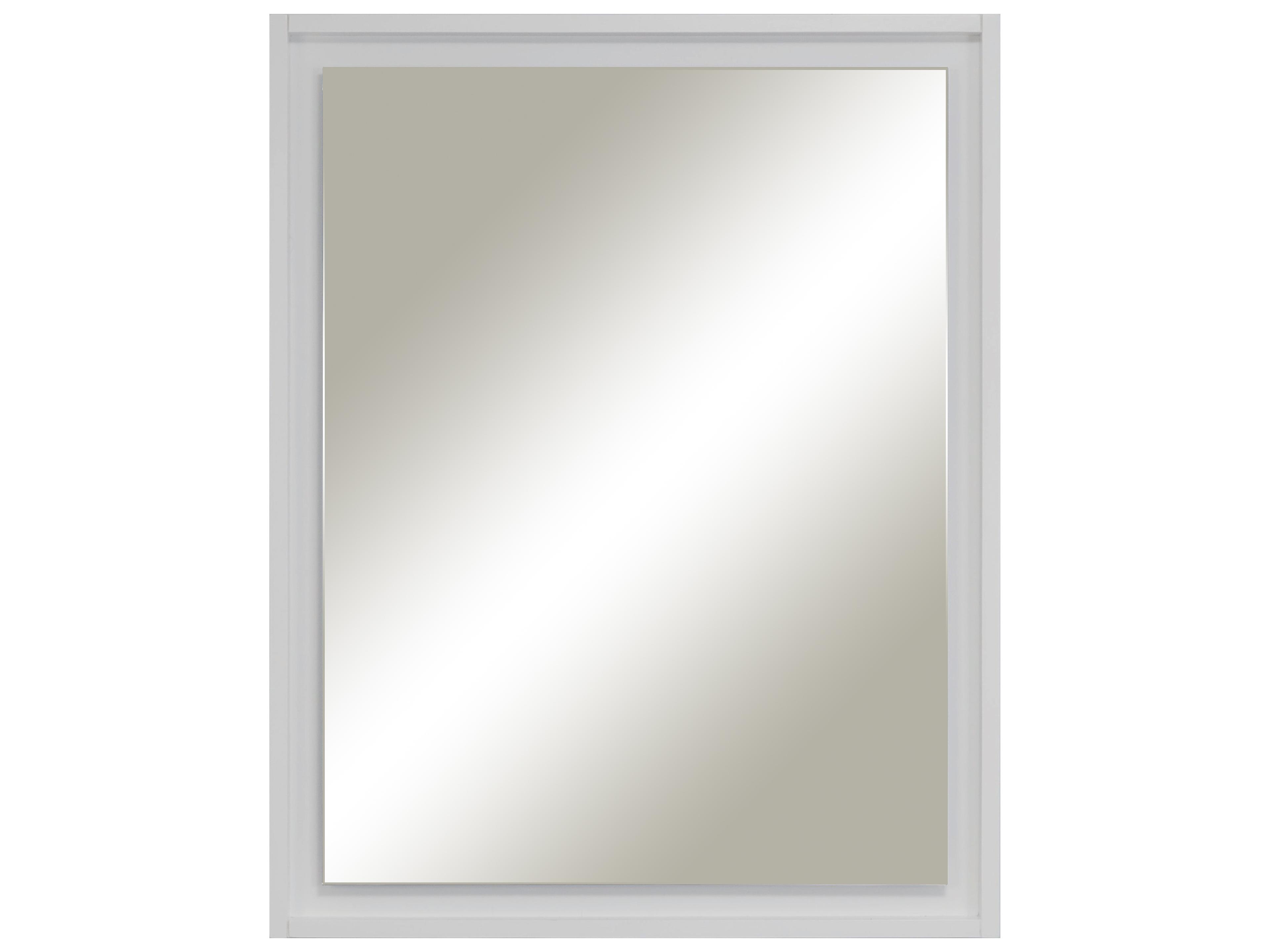 Sage Hill Designs Turner Traditional White Wall Mirror Rectangular