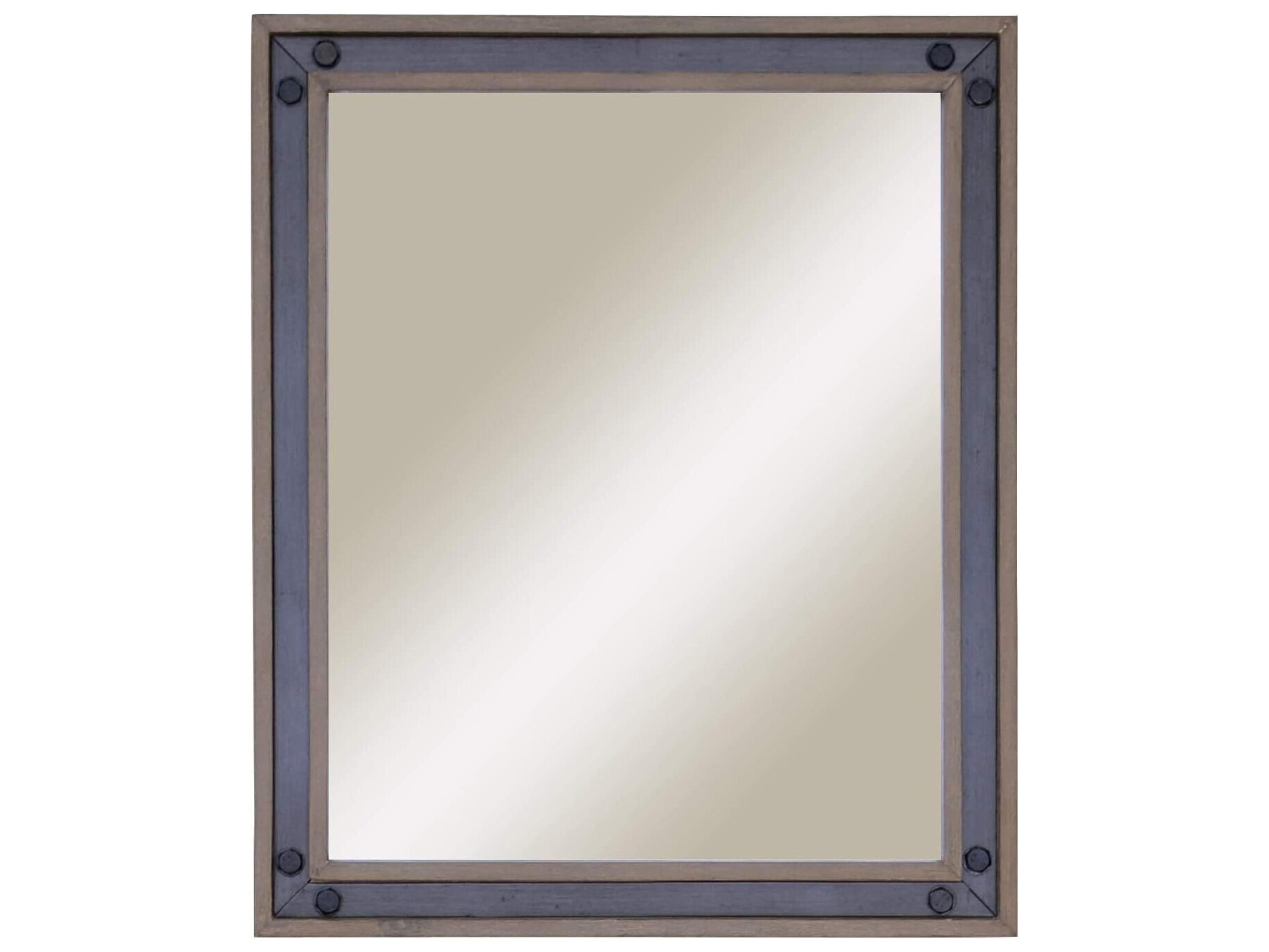 Sage Hill Designs Urban Metallo Rustic Cocoa Wall Mirror Rectangular