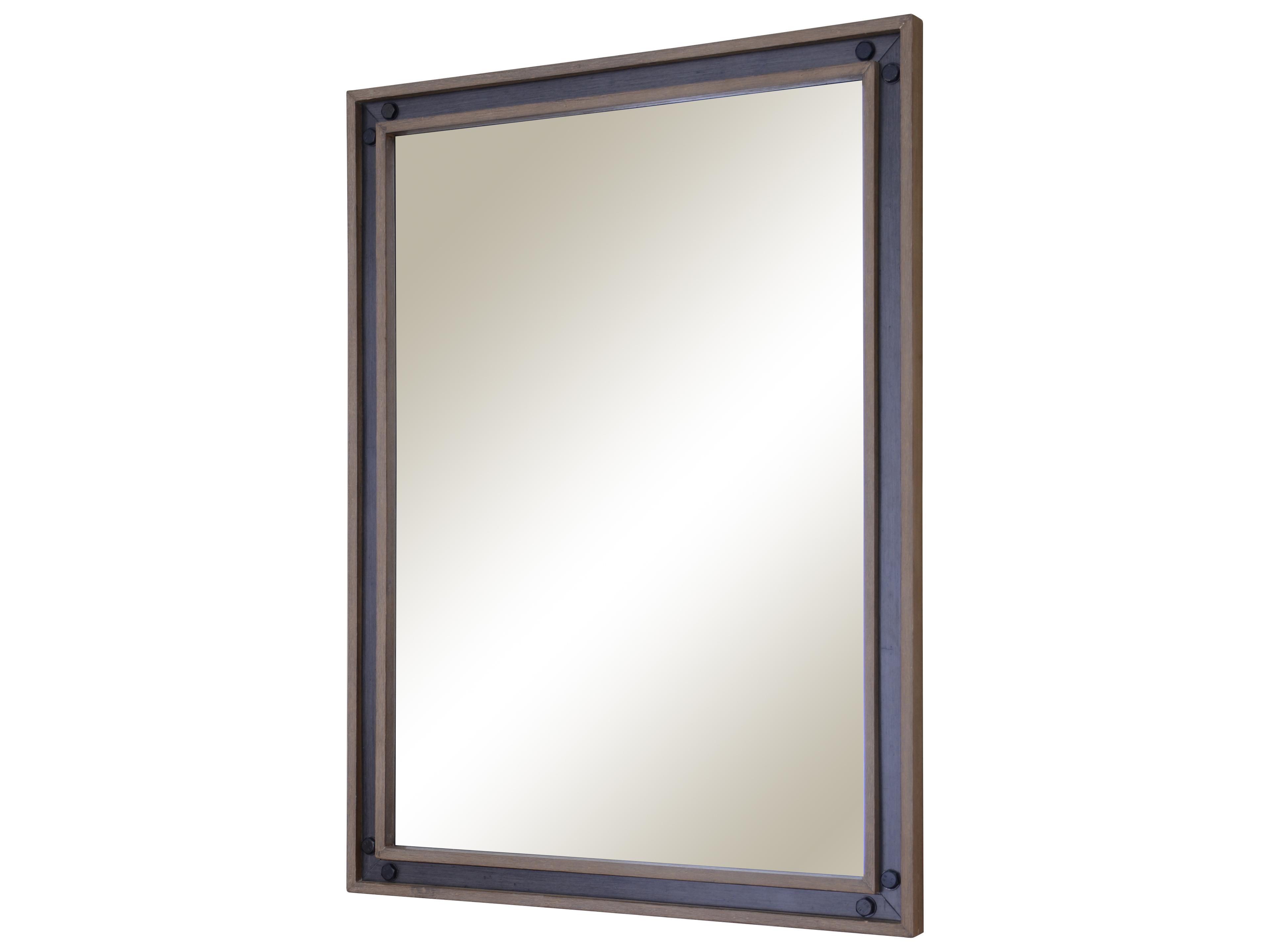 Sage Hill Designs Urban Metallo Rustic Cocoa Wall Mirror Rectangular