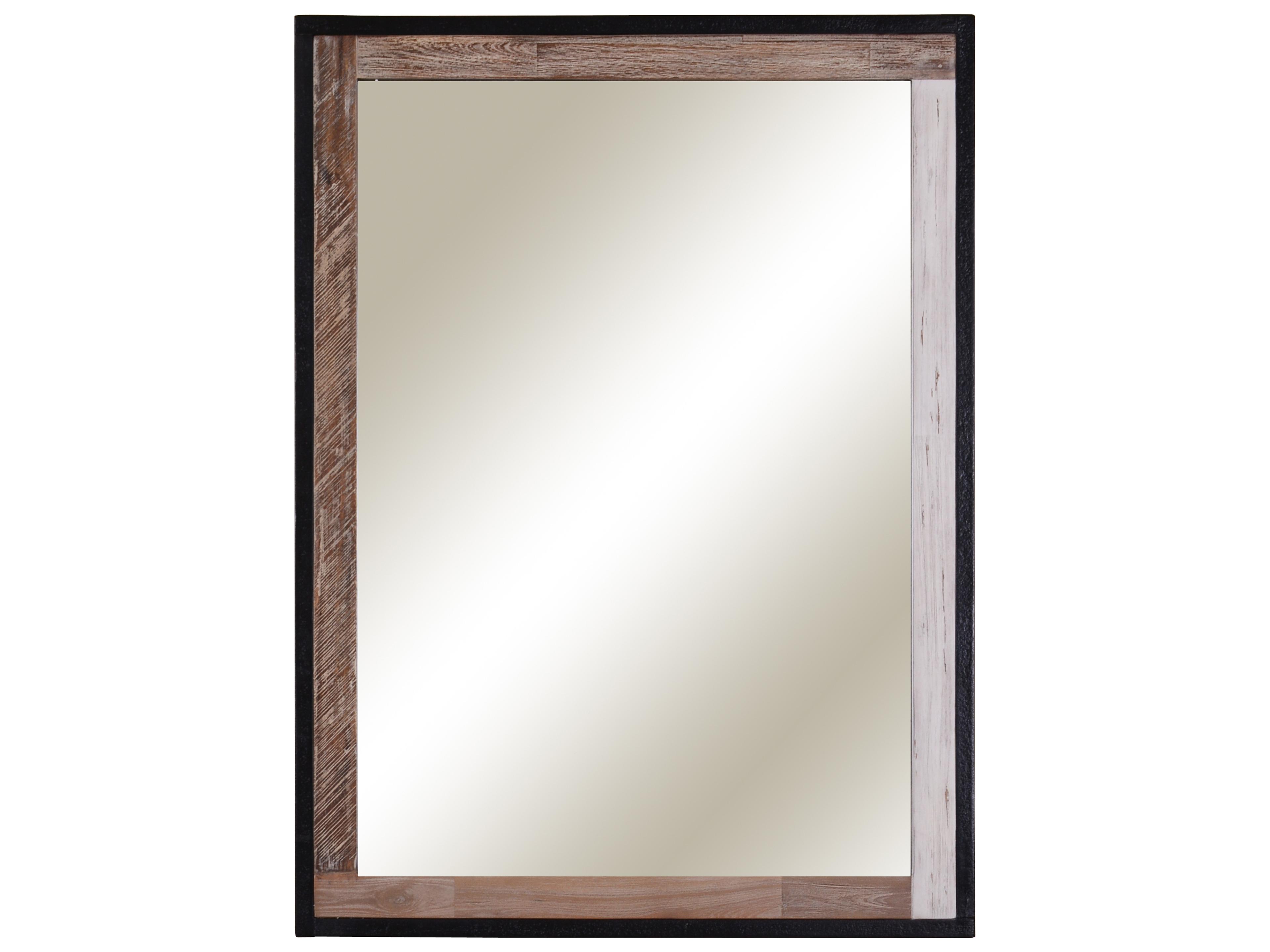 Sage Hill Designs Verticali Rustic Variegated Wall Mirror Rectangular