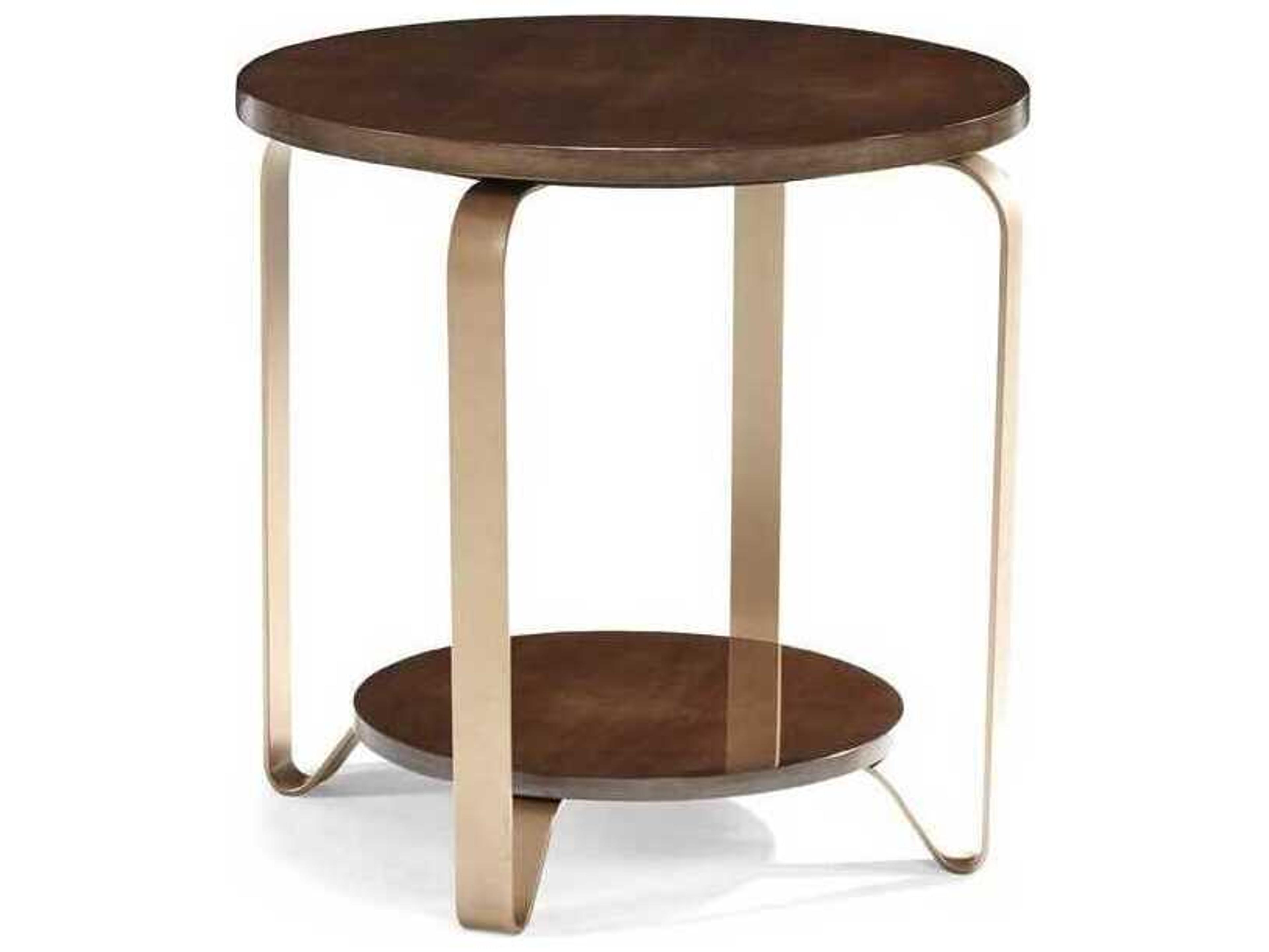 Sherrill Occasional Julian Round Wood End Table