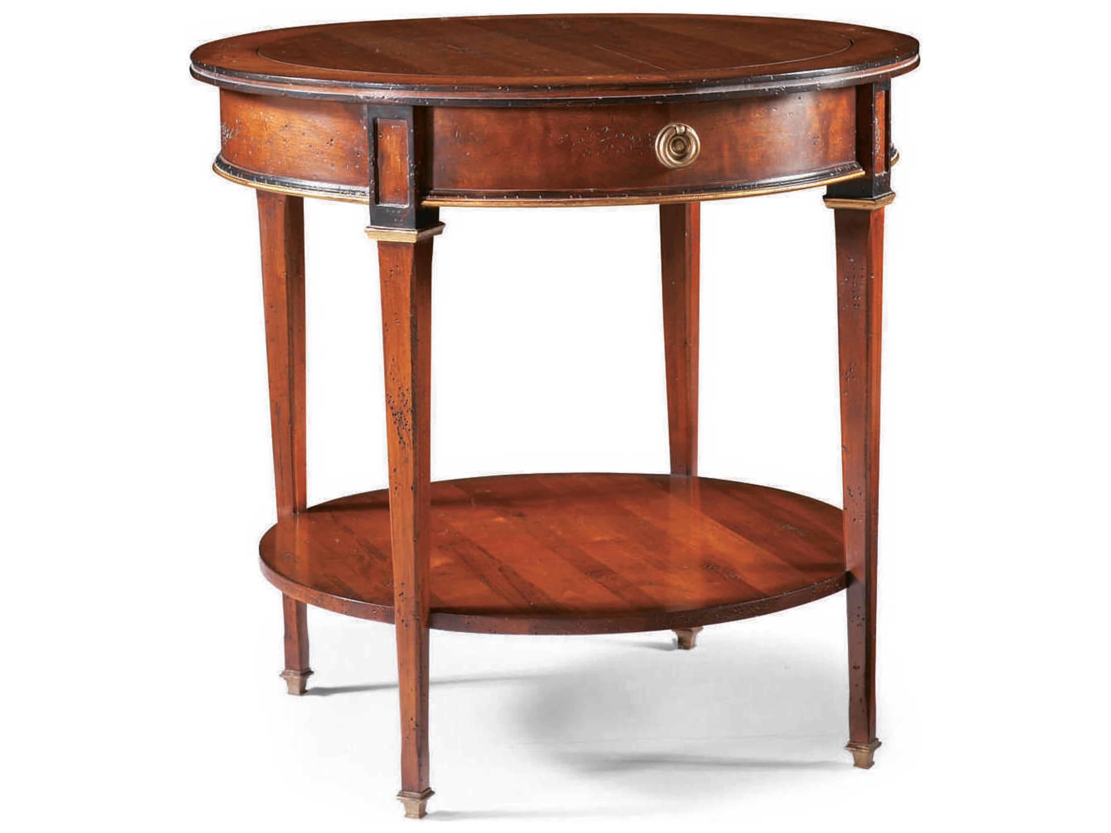 Sherrill Occasional Continental Classics Round Wood End Table