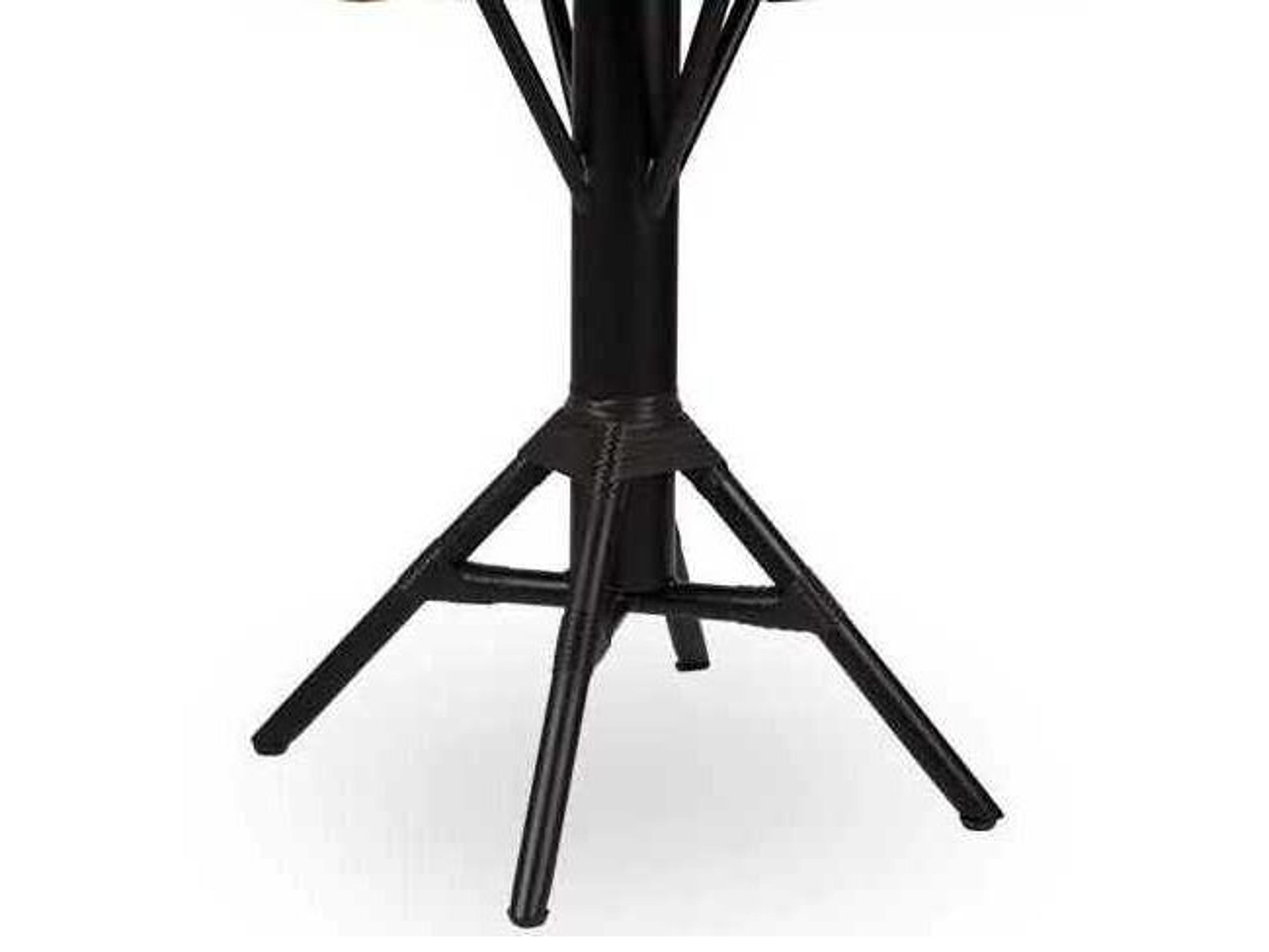 Sika Design Alu Affaire Aluminum Black Cafe Table Base