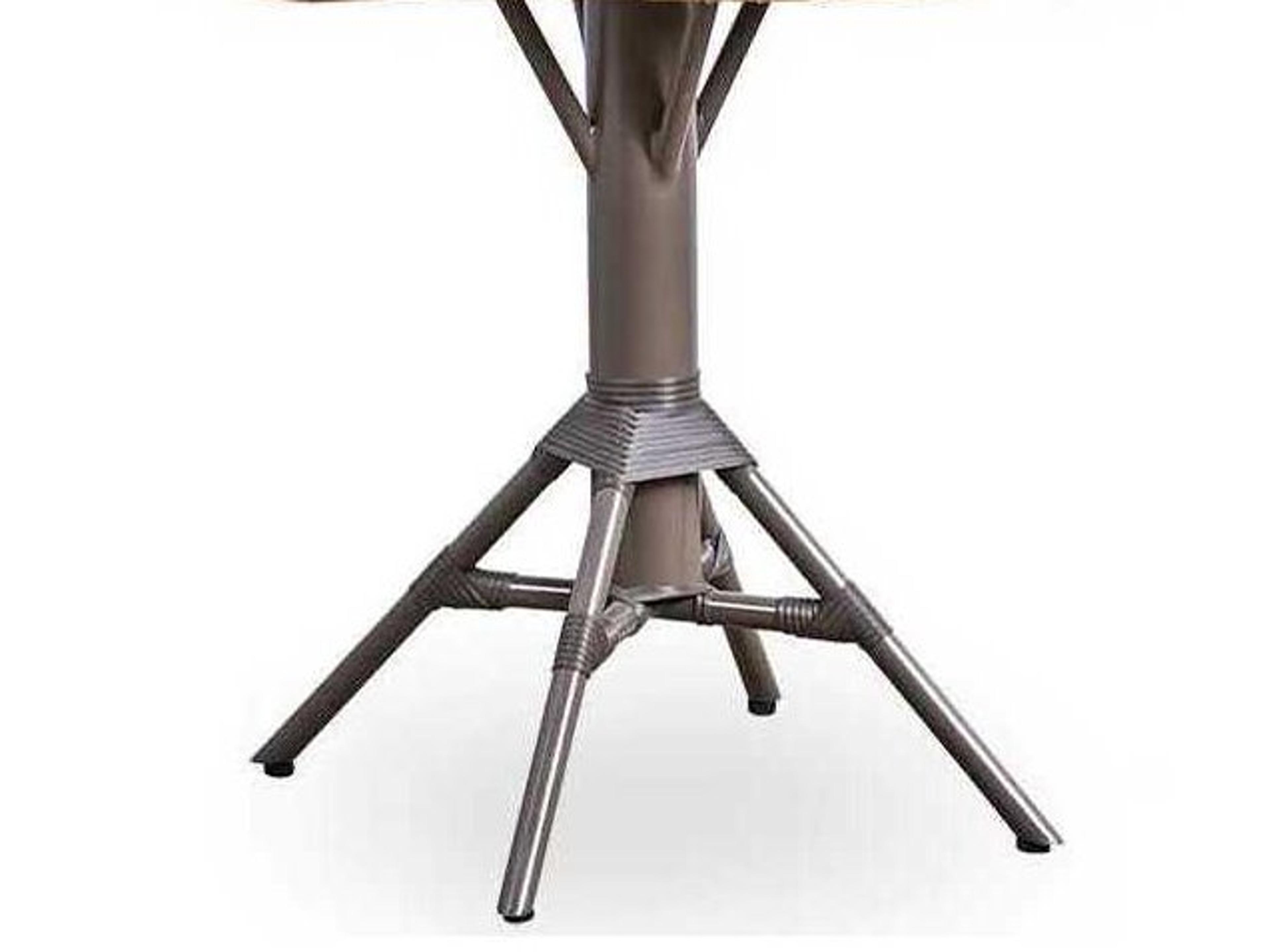 Sika Design Alu Affaire Aluminum Taupe Cafe Table Base