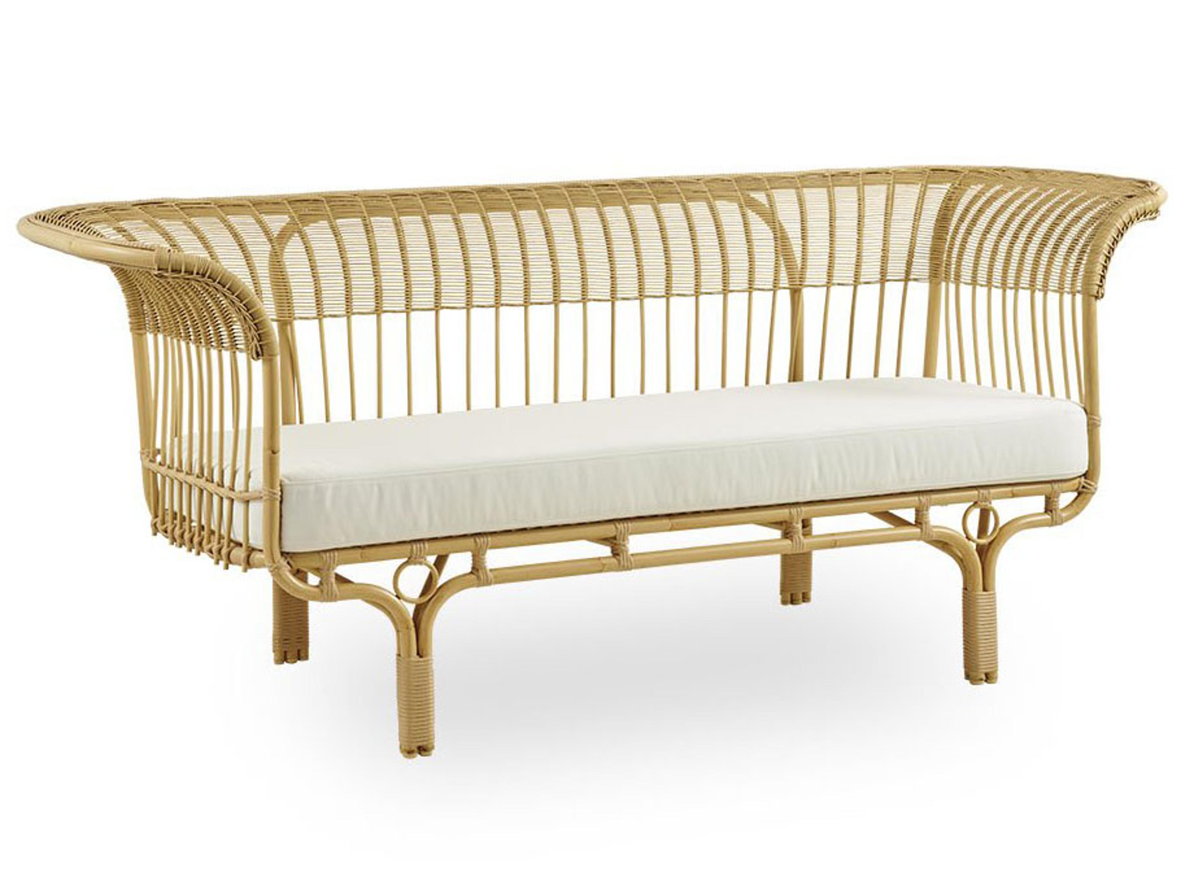 Sika Design Exterior Aluminum Natural Belladonna Patio Sofa