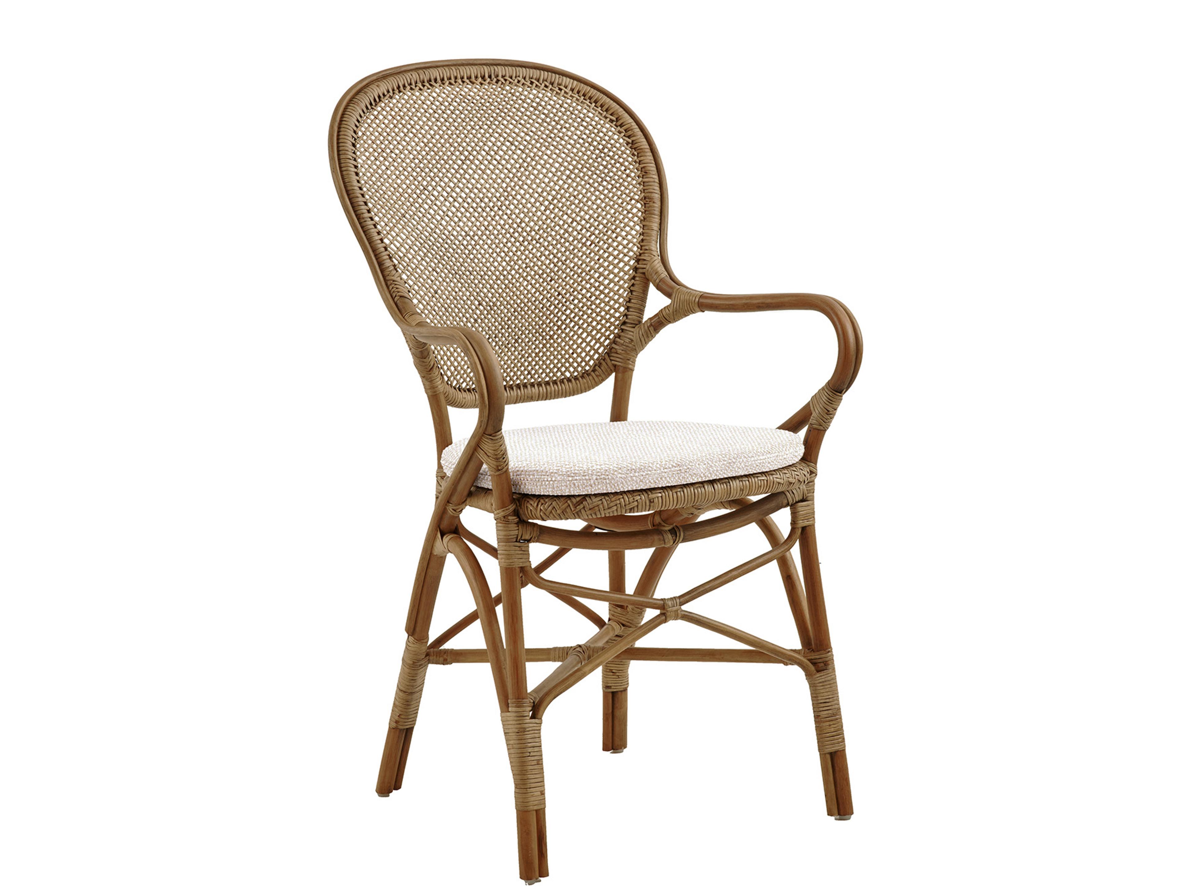 Sika Design Originals Antique Wicker Cushion Dining Chair in Youtoo Sand