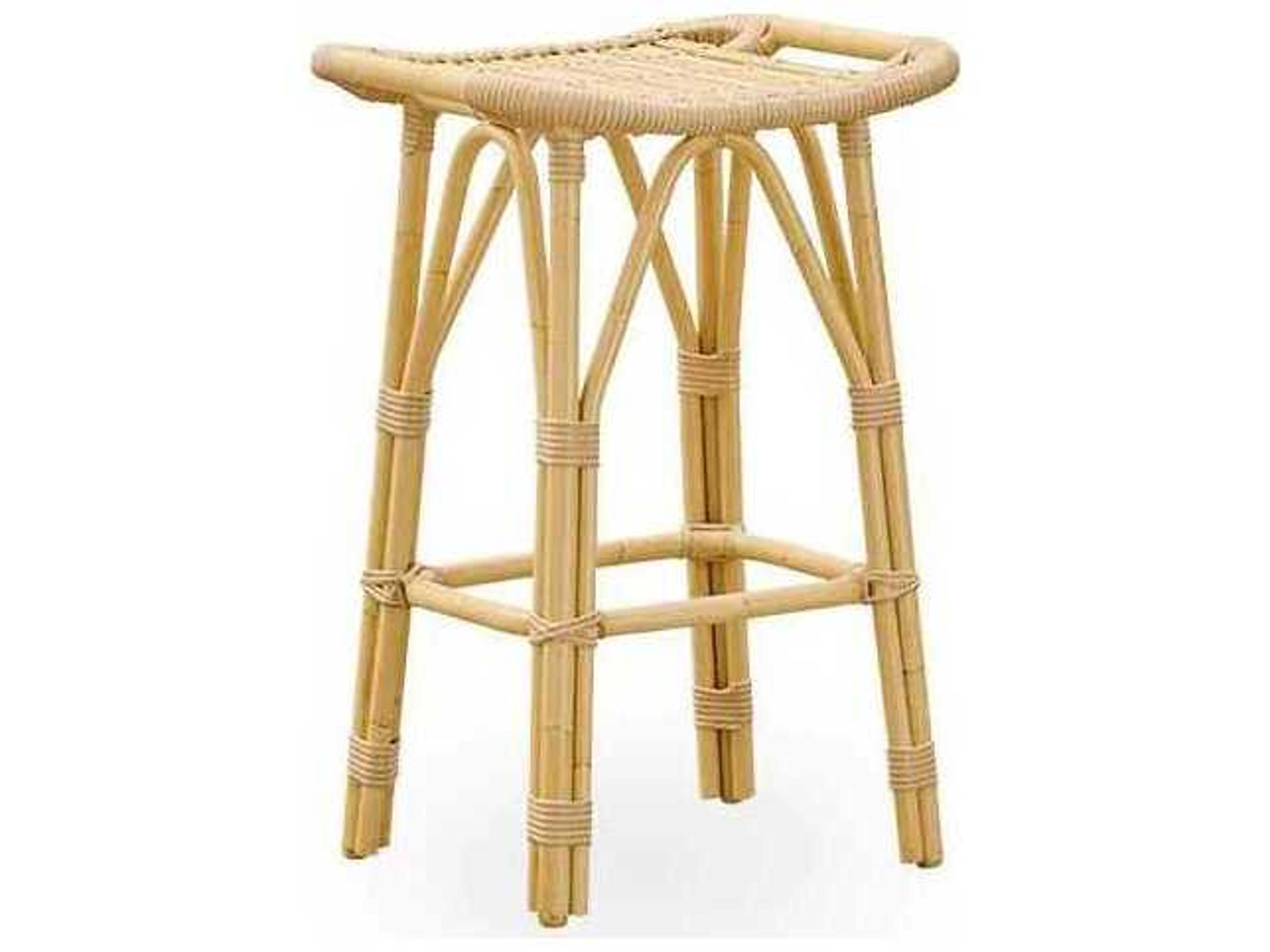 Sika Design Exterior Aluminum Rattan Natural Salsa Patio Counter Stool