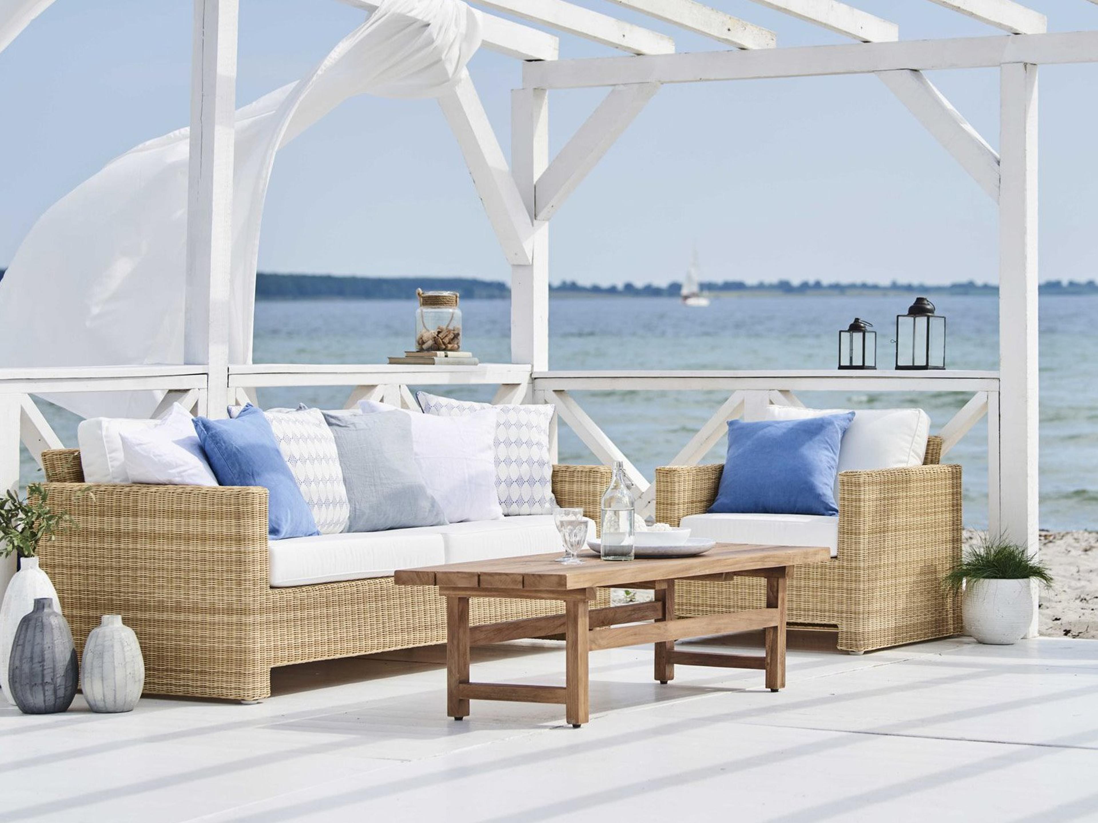 Sika Design Exterior Aluminum Cushion Outdoor Lounge Set