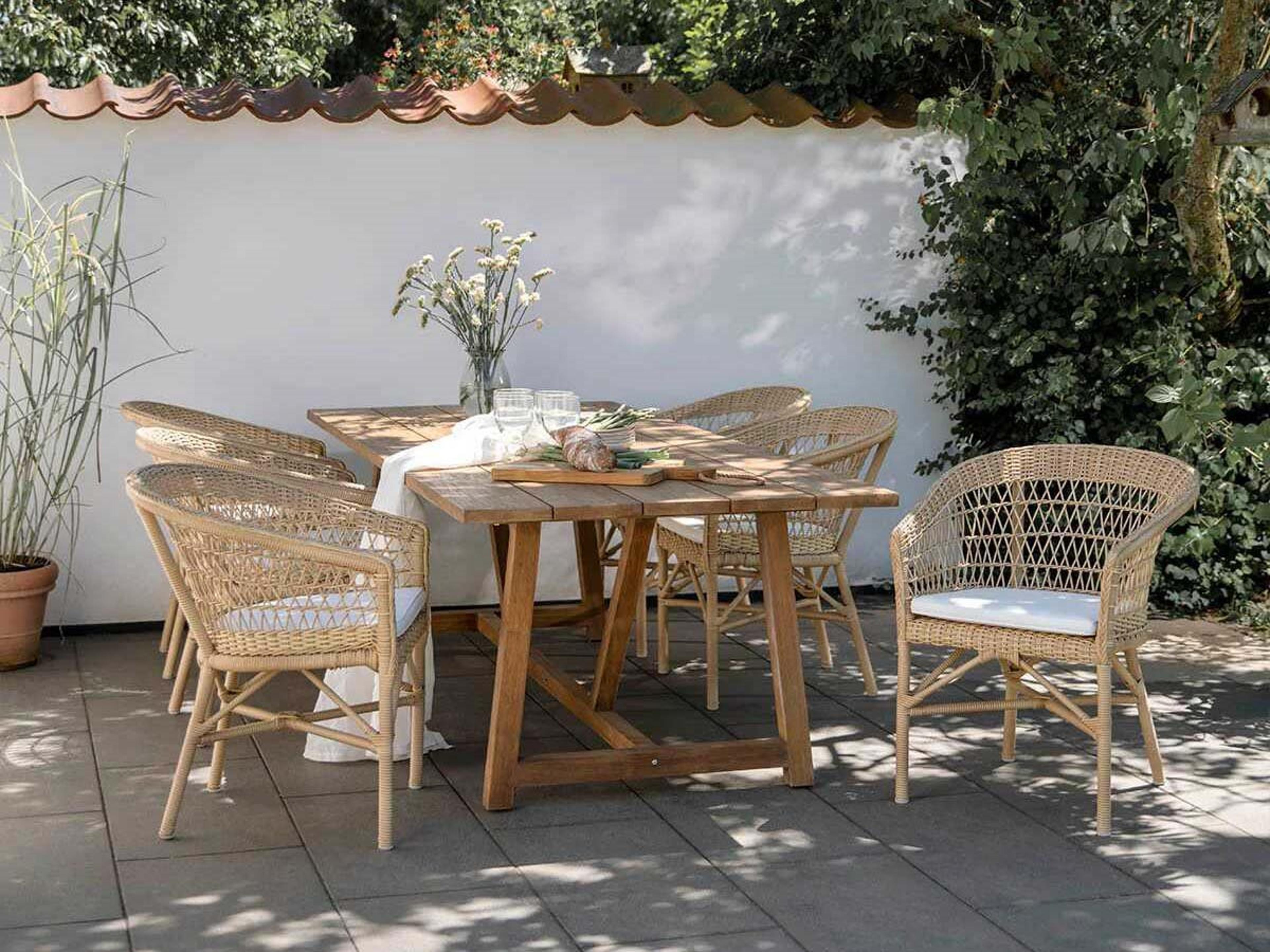 Sika Design Teak Outdoor Patio Dining Set