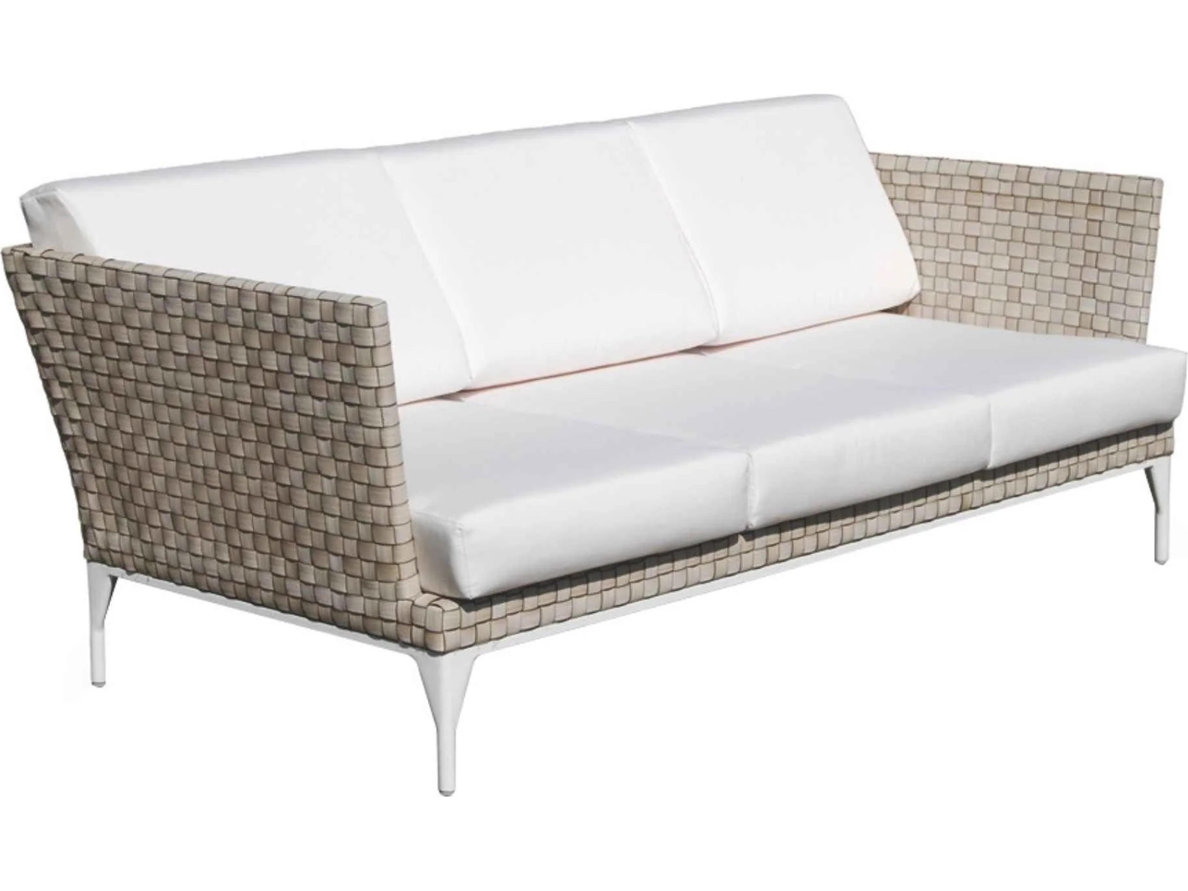 Skyline Design Brafta Seashell Aluminum Cushion Sofa