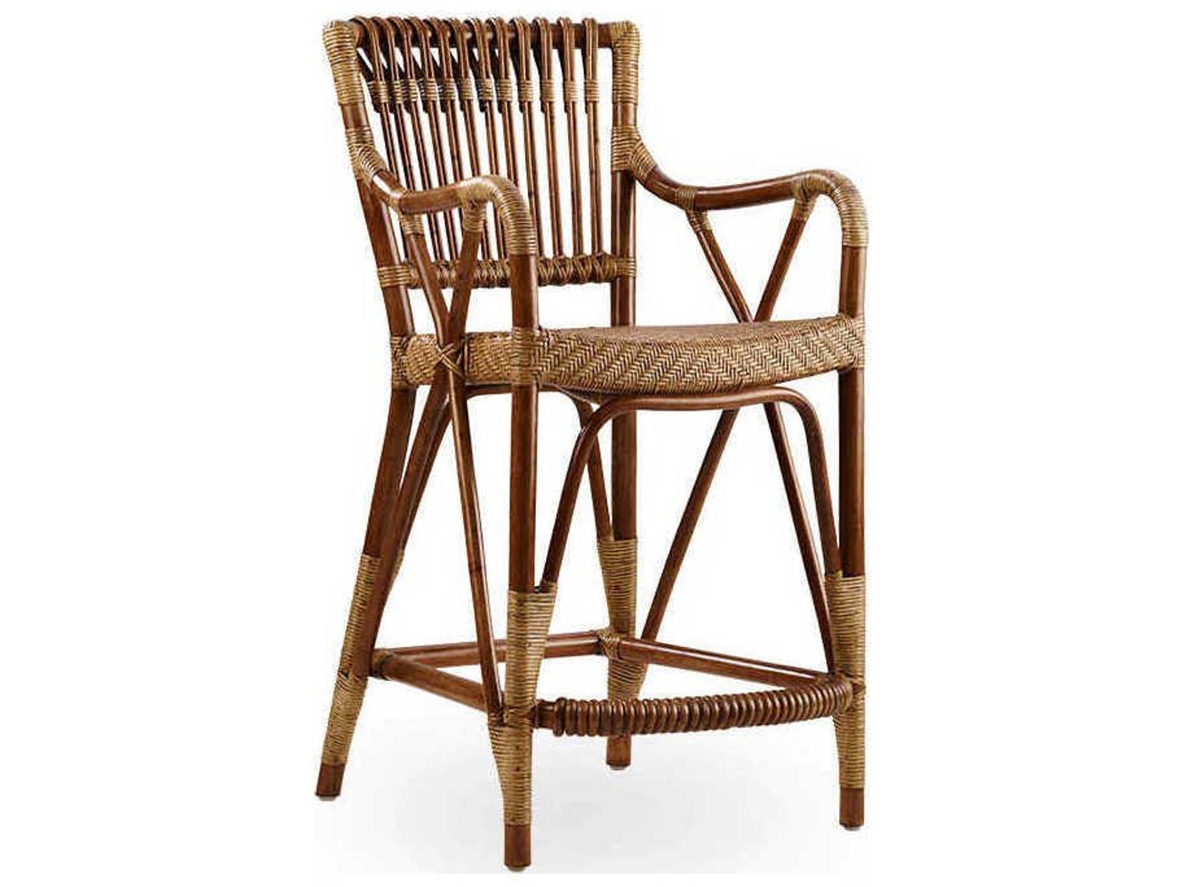 Sika Indoor Originals Blues Rattan Counter Stool