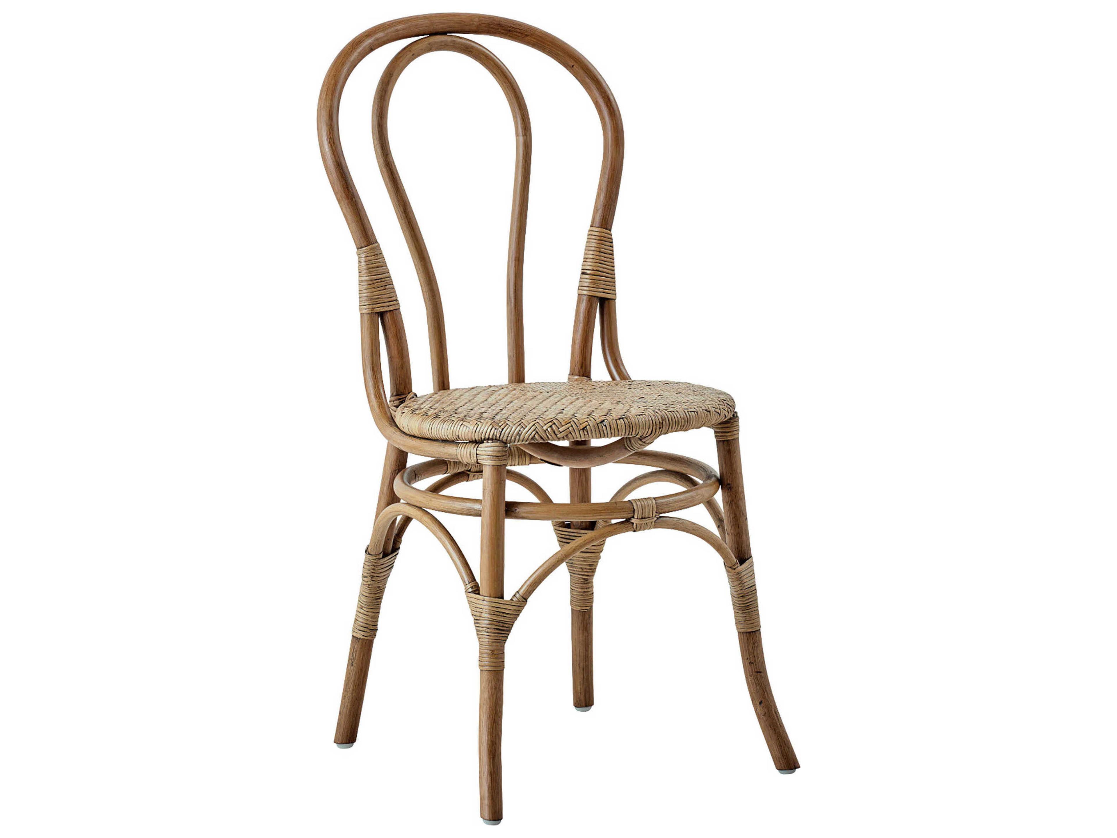 Sika Indoor Originals Lulu Rattan Brown Side Dining Chair