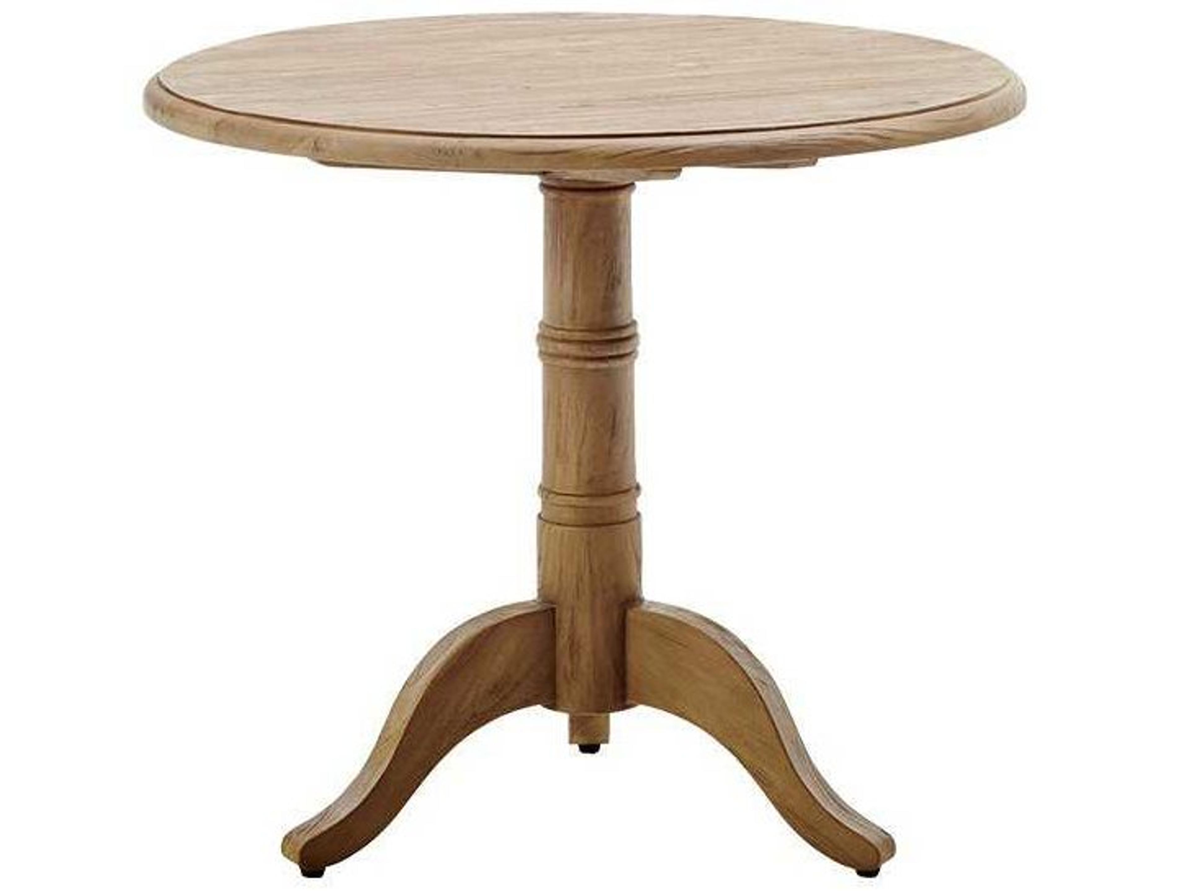 Sika Indoor Teak Round Wood Dining Table