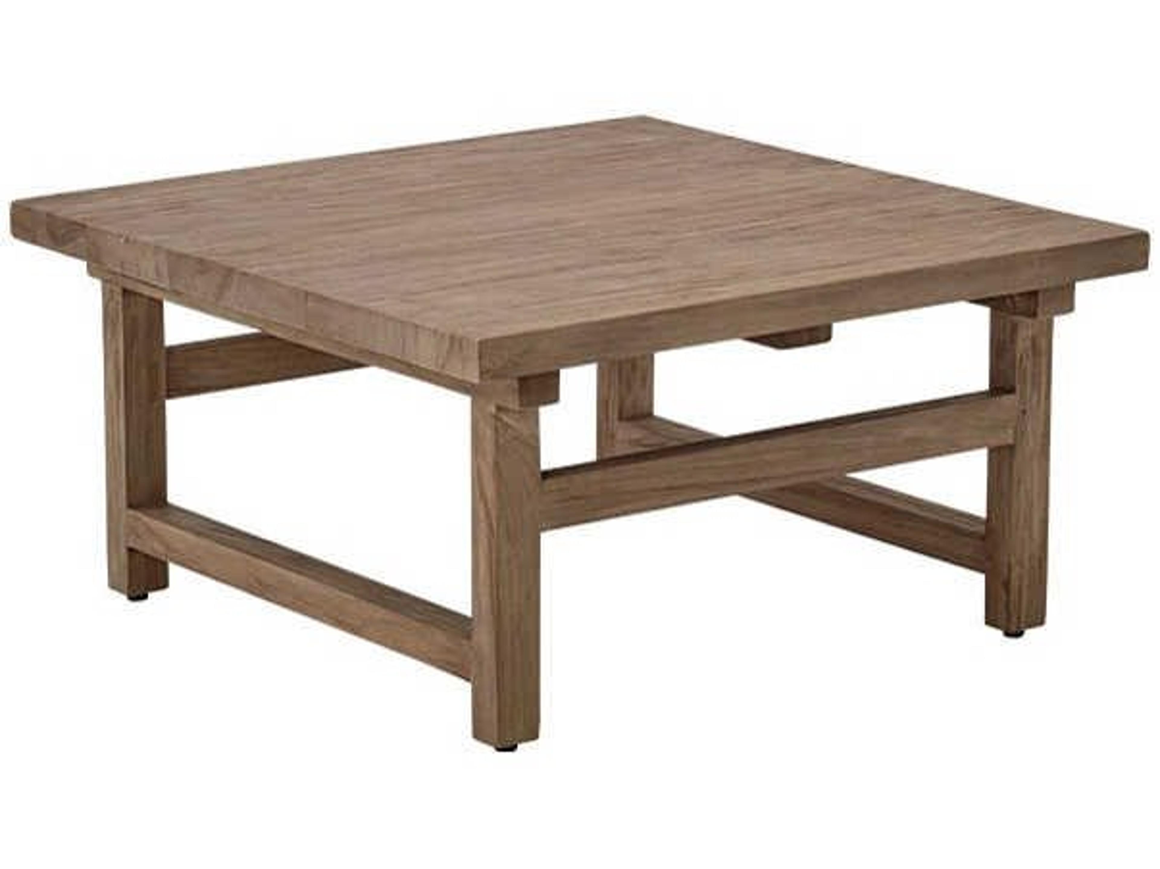 Sika Indoor Teak Square Wood Coffee Table