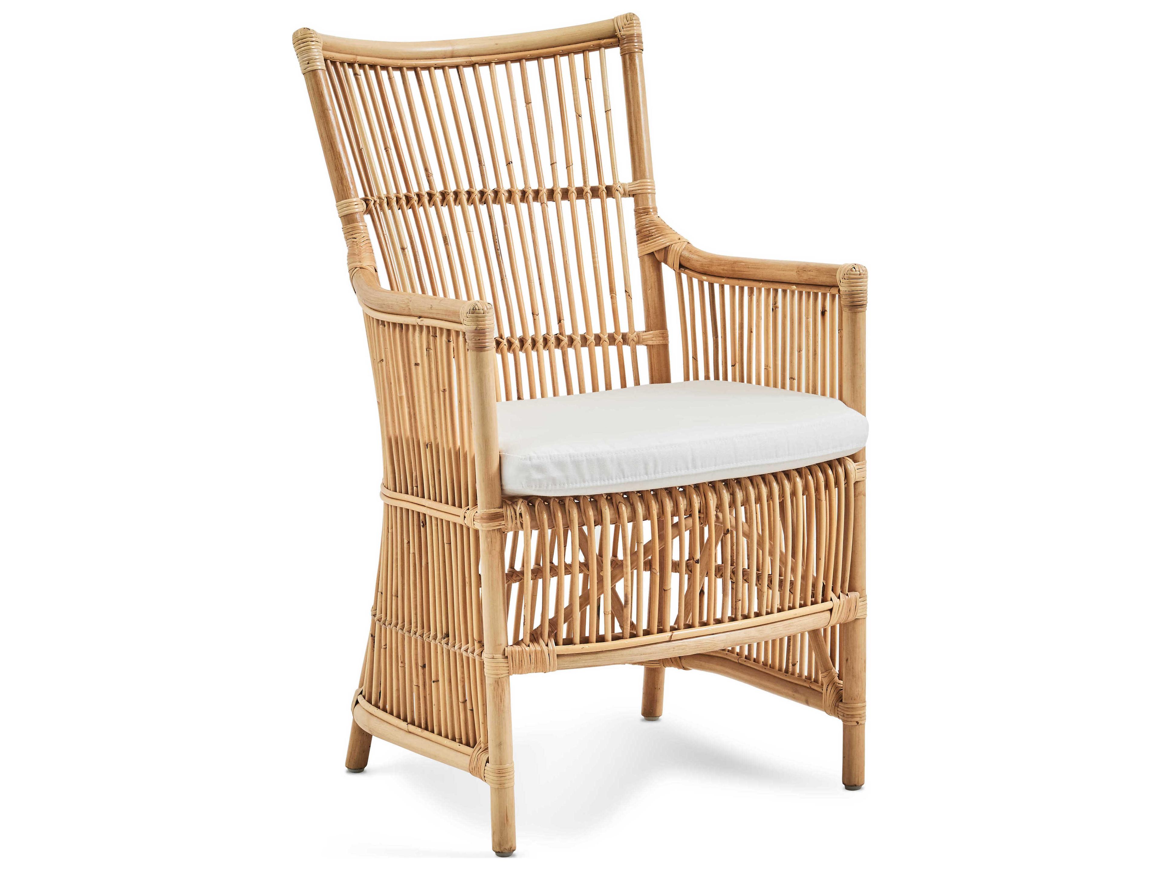 Sika Indoor Originals Davinci White Fabric Accent Chair