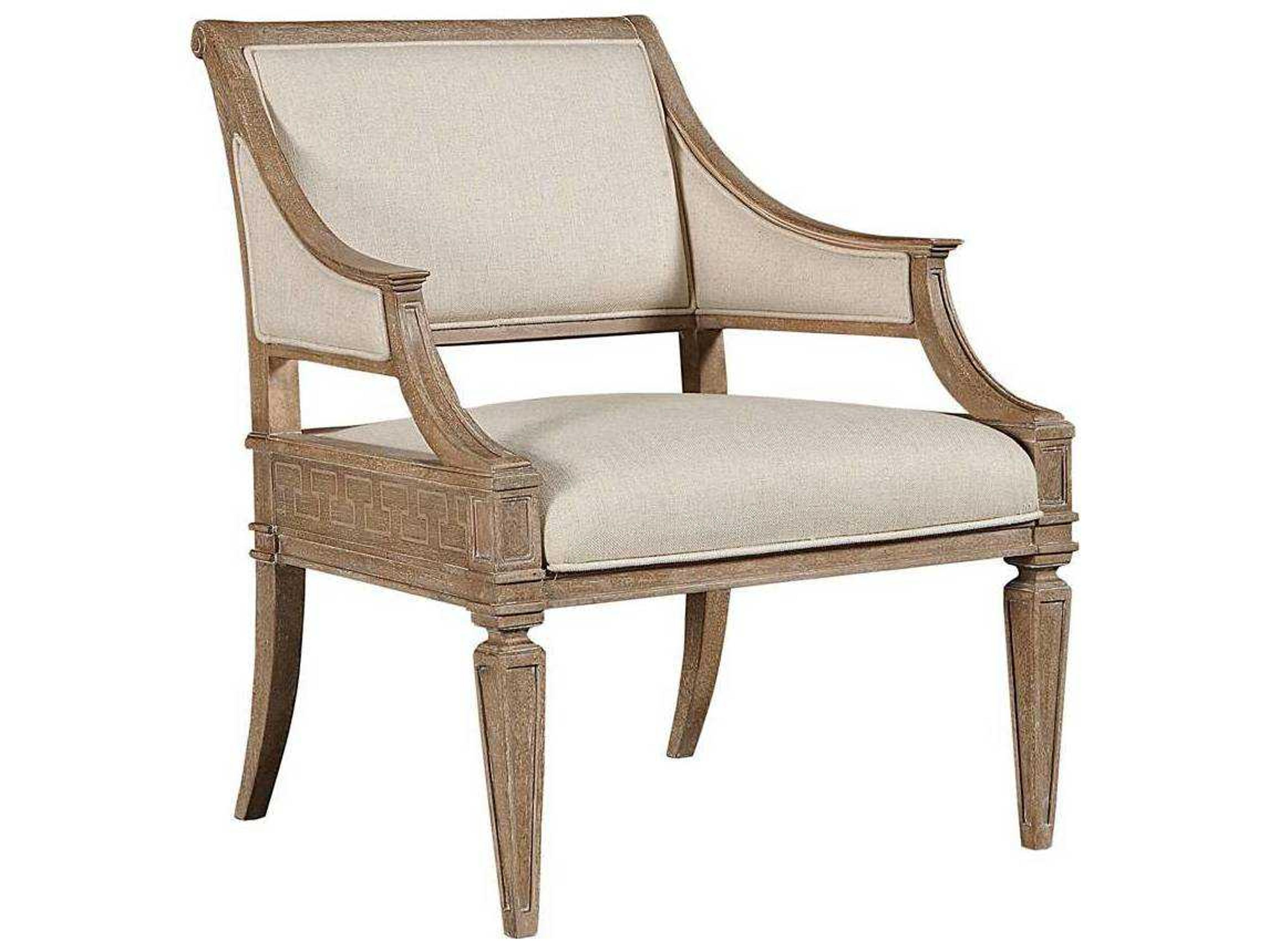 Stanley Furniture Wethersfield Estate Oak Fabric Accent Chair