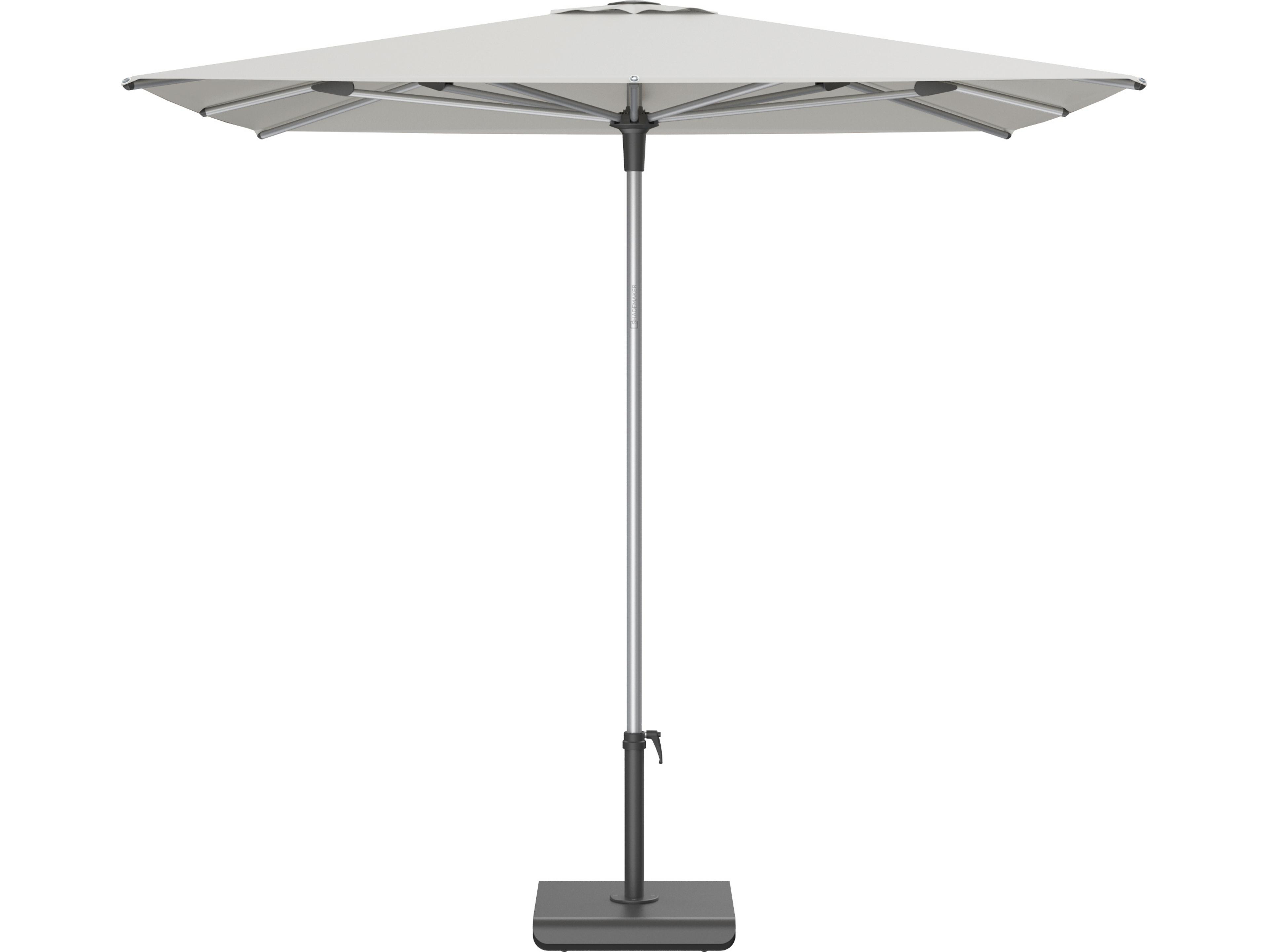 Shademaker Aquarius 7.5 Foot Square Push-up Lift Outdoor Patio Umbrella