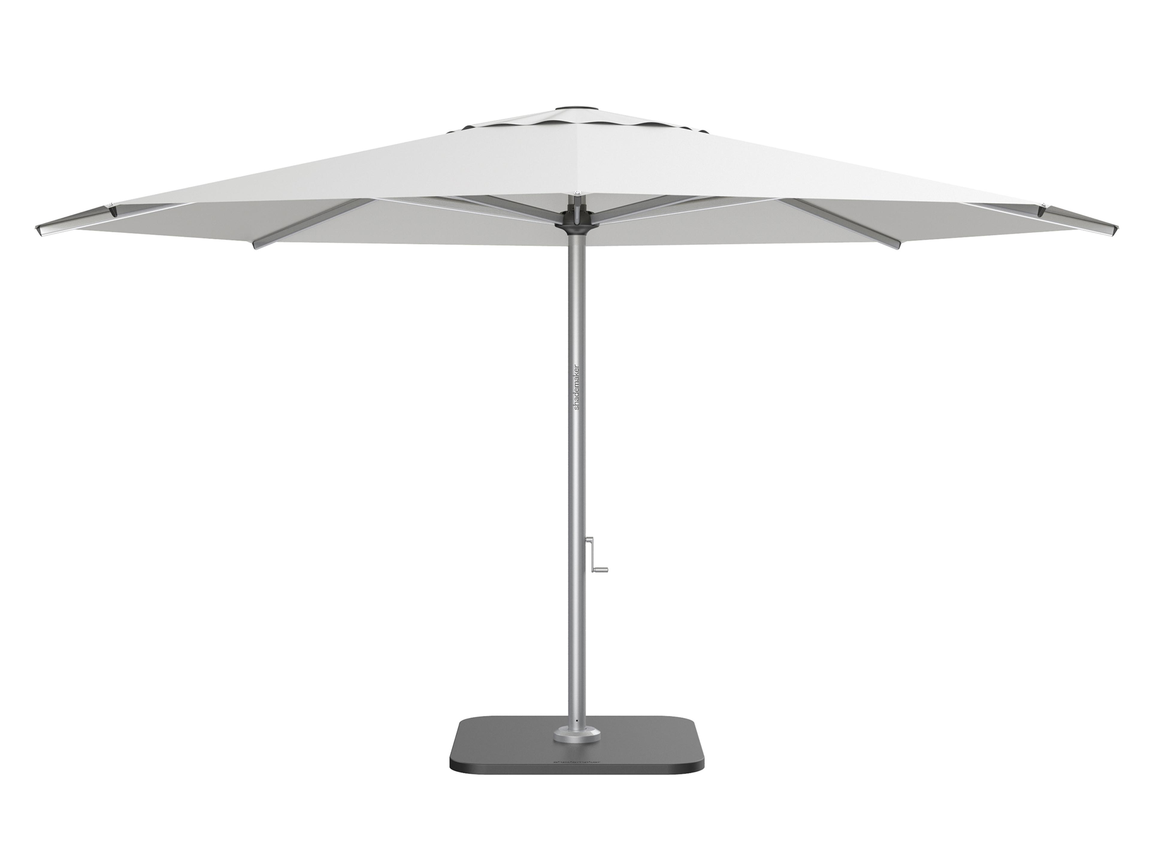 Shademaker Astral Aluminum 16.5 Foot Octagon Crank Lift Outdoor Patio Umbrella