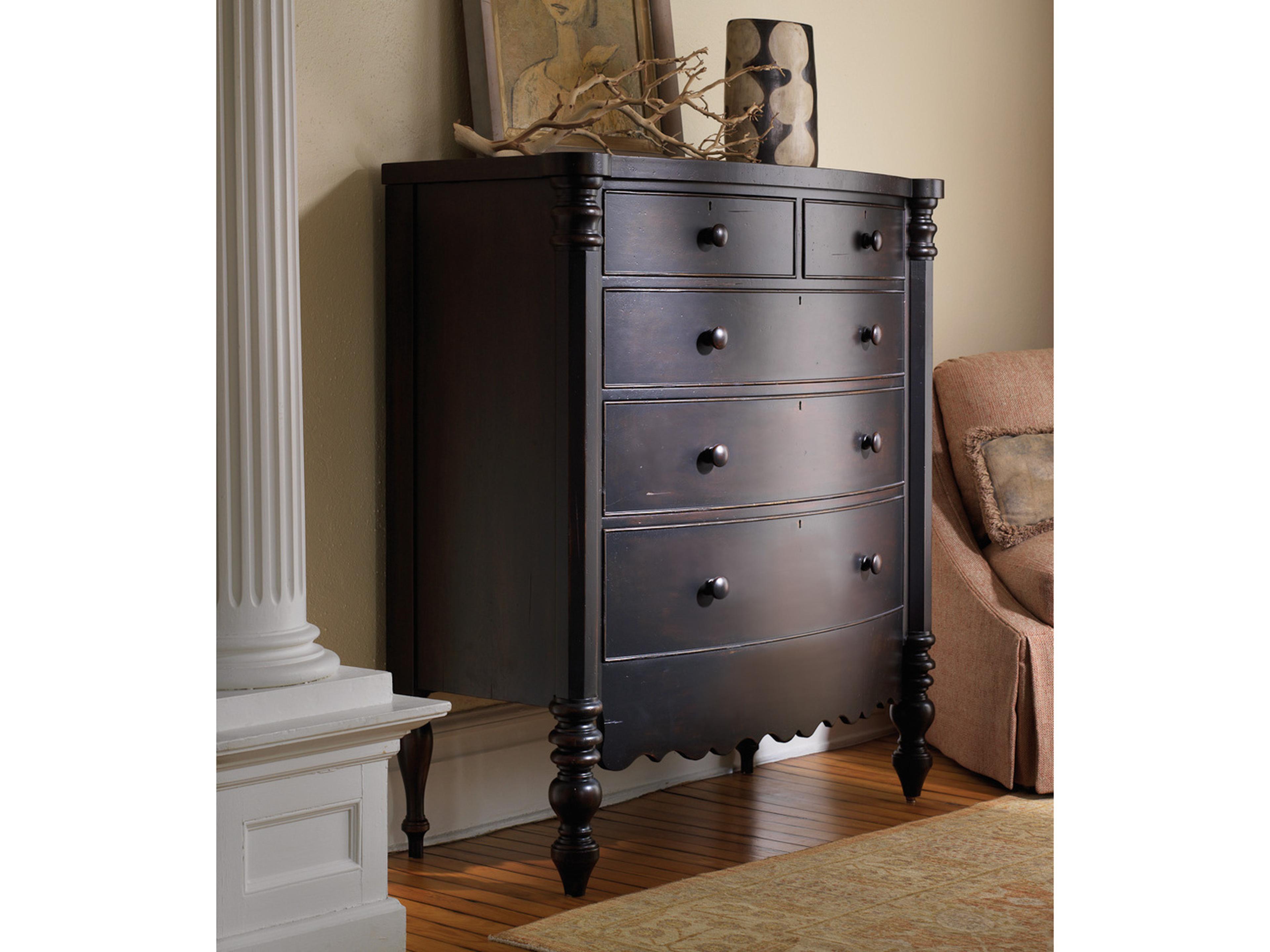 Somerset Bay Falmouth Black Mahogany Wood Accent Chest