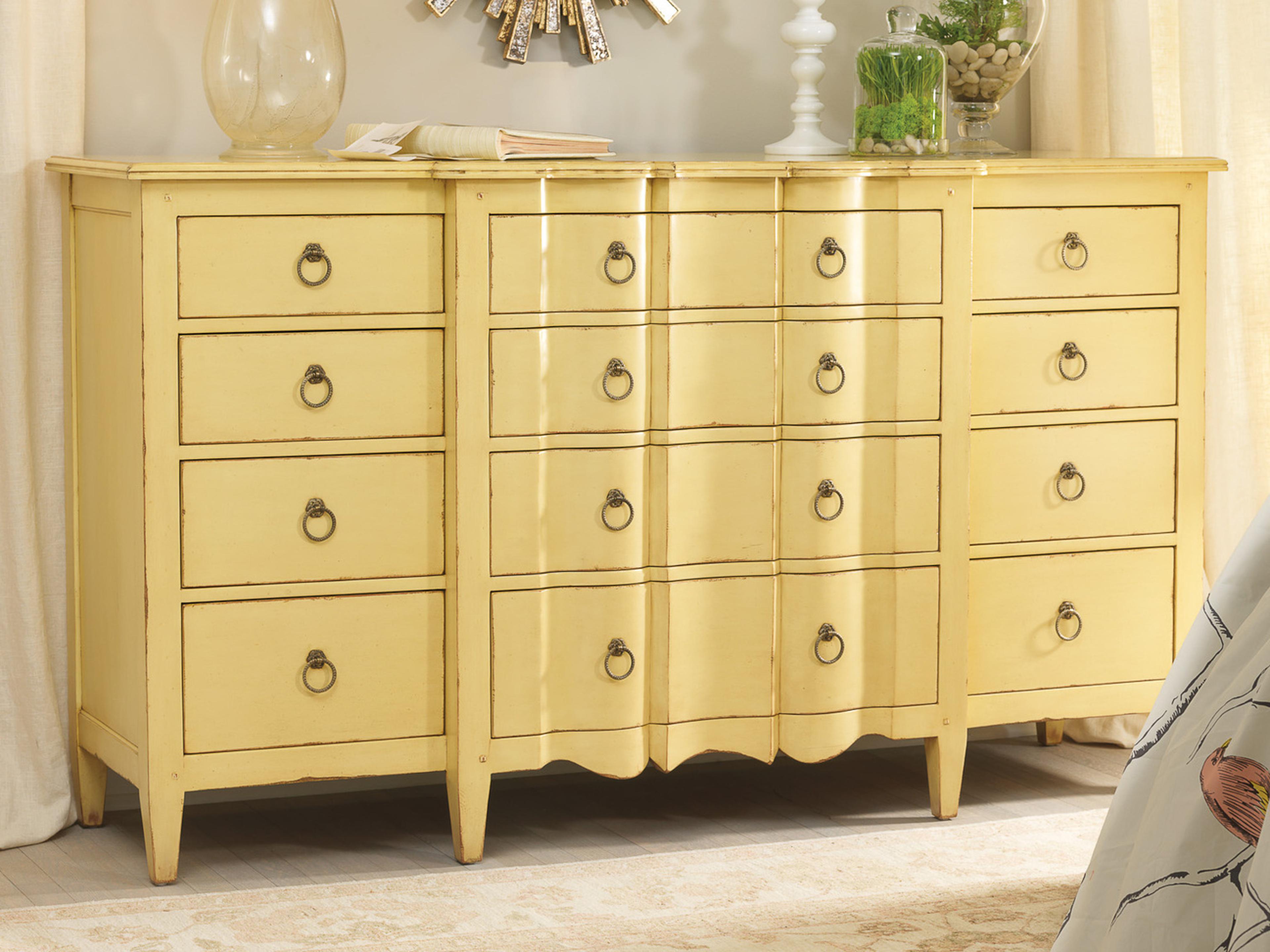Somerset Bay St. Simons Yellow Mahogany Wood Dresser