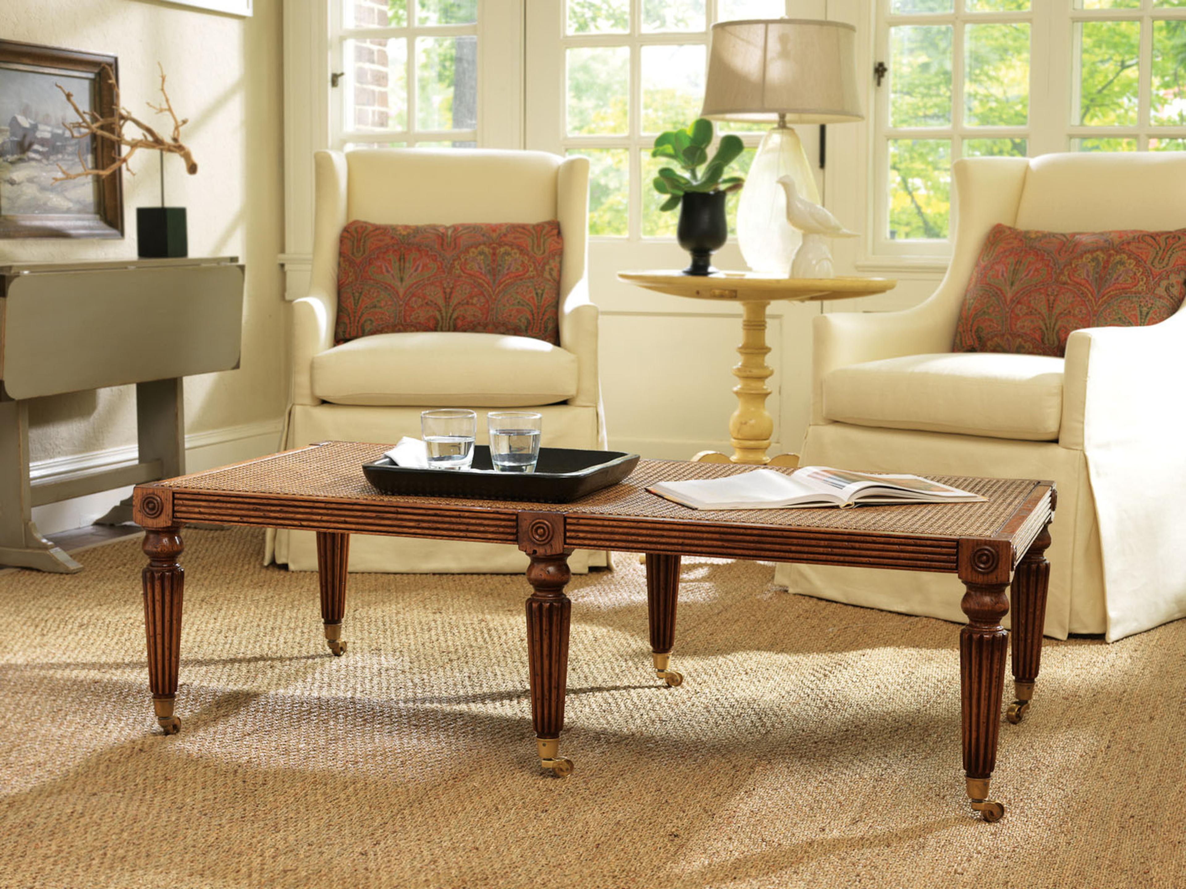 Somerset Bay Shell Island Rectangular Wood Coffee Table