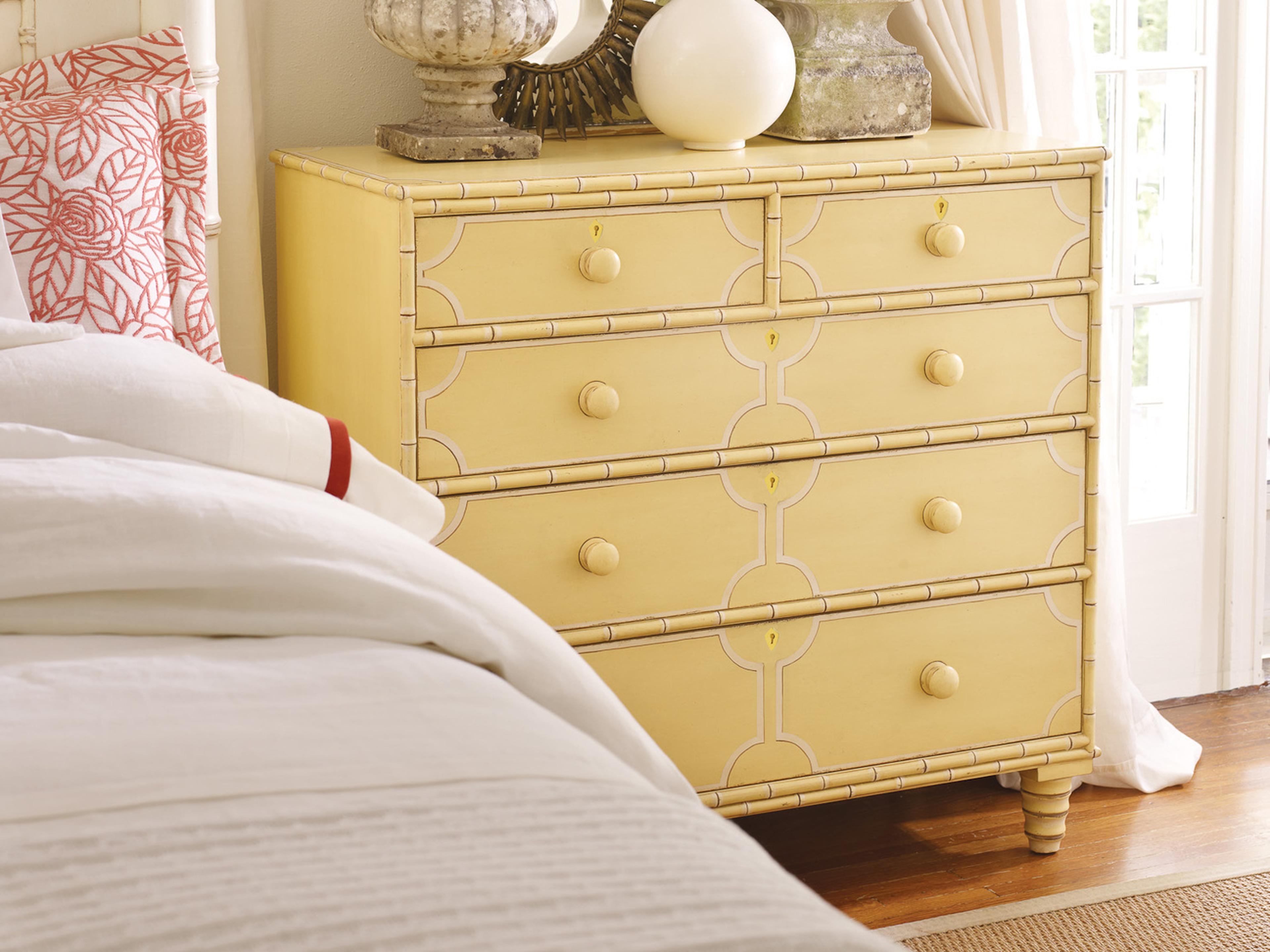 Somerset Bay Islamorada Beige Mahogany Wood Accent Chest