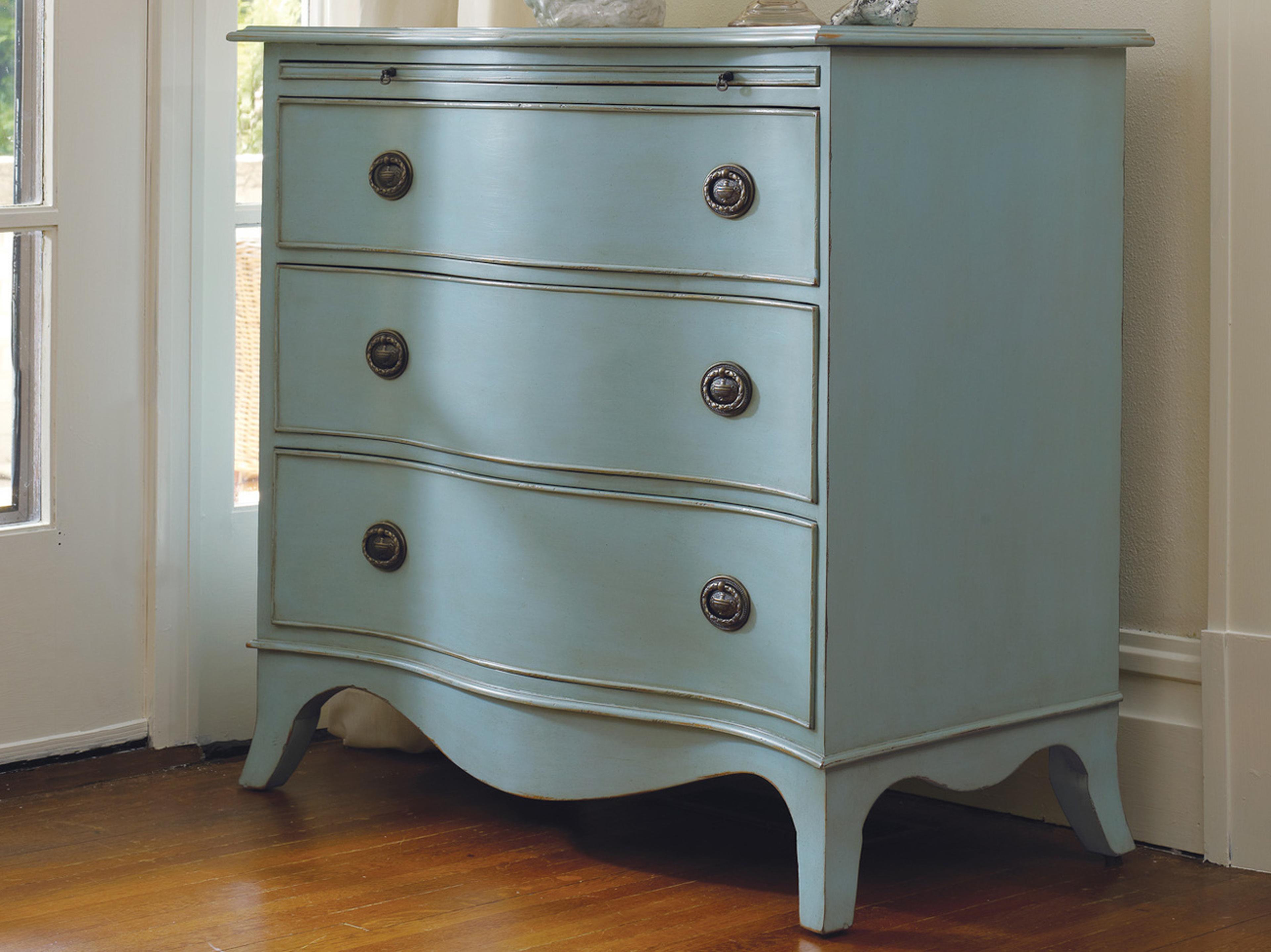 Somerset Bay Harker's Island Blue Mahogany Wood Accent Chest