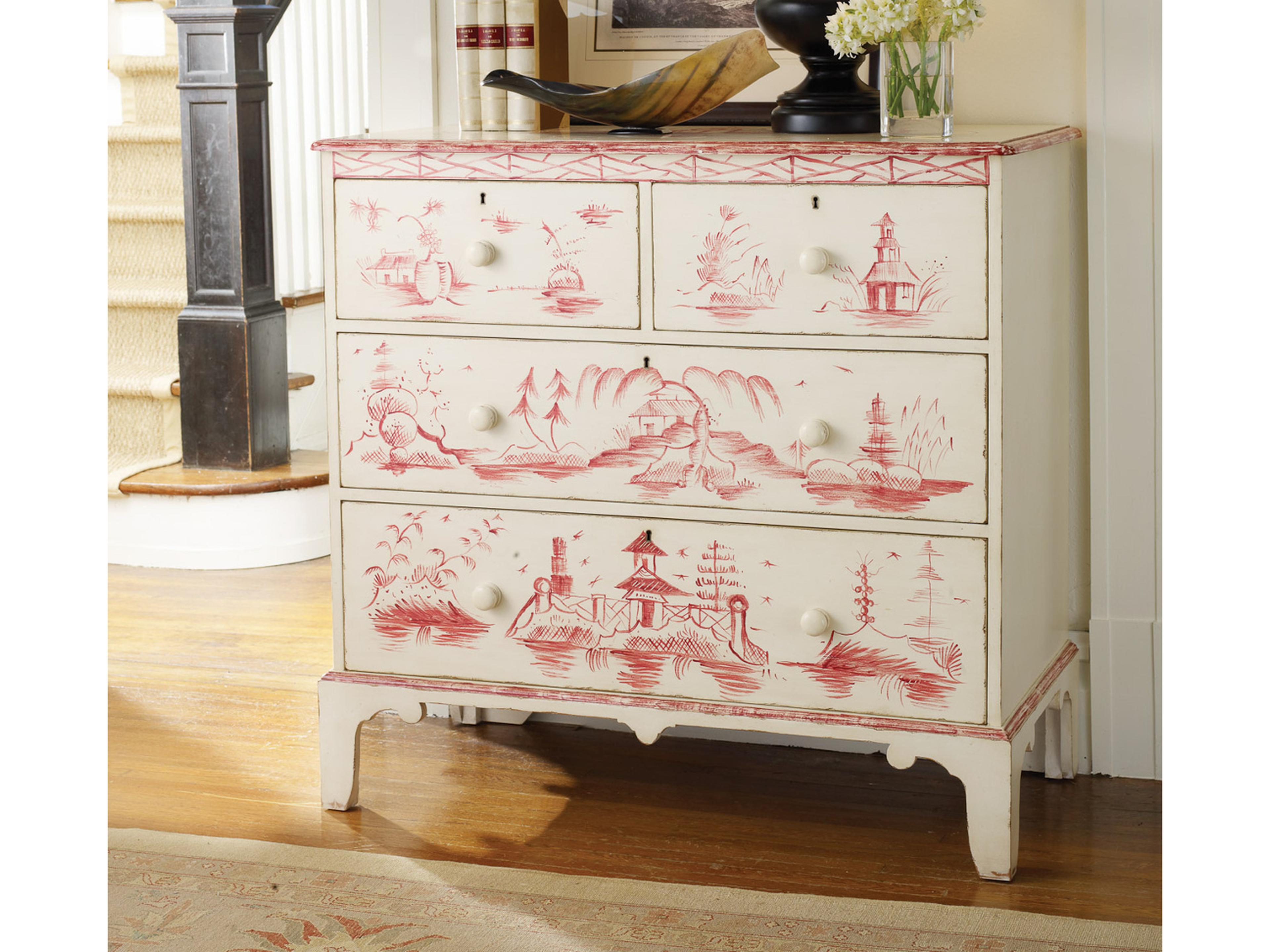 Somerset Bay Avon Red Mahogany Wood Accent Chest