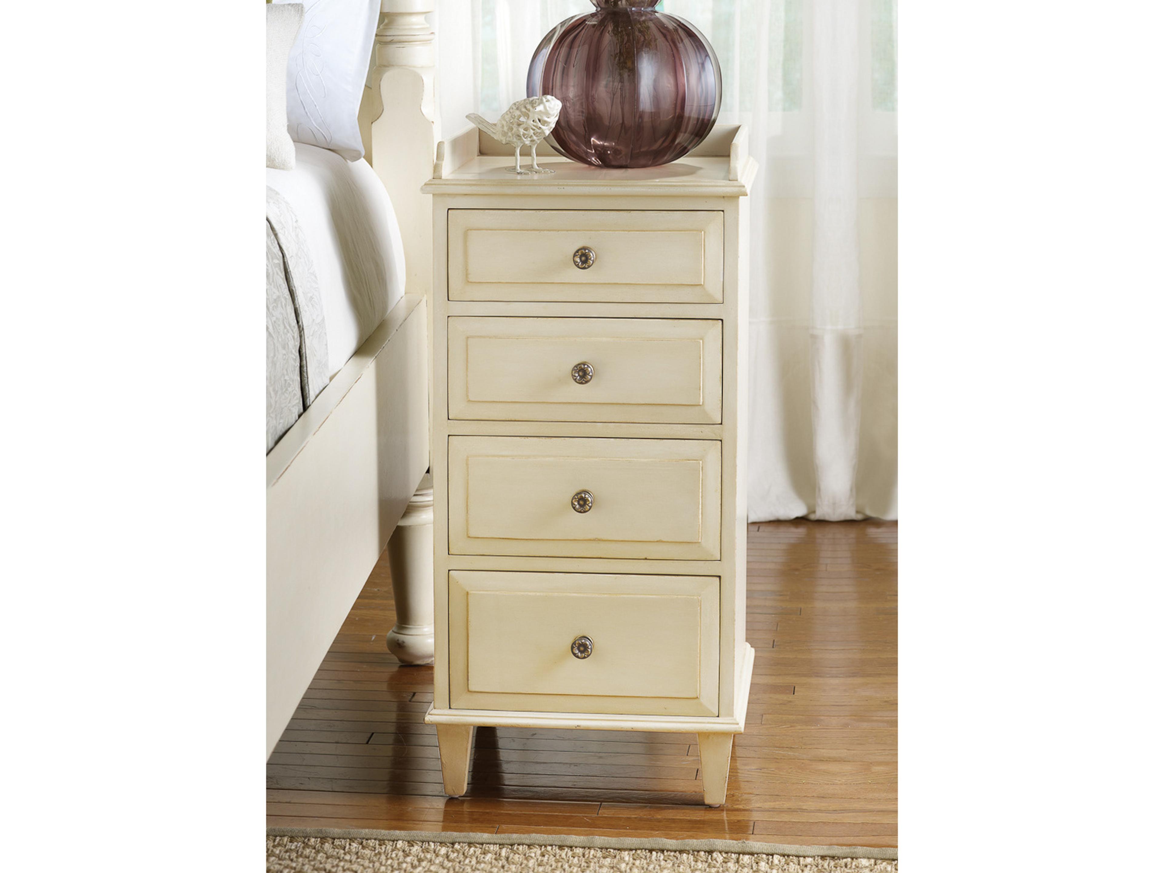 Somerset Bay Eagle Beige Mahogany Wood Nightstand