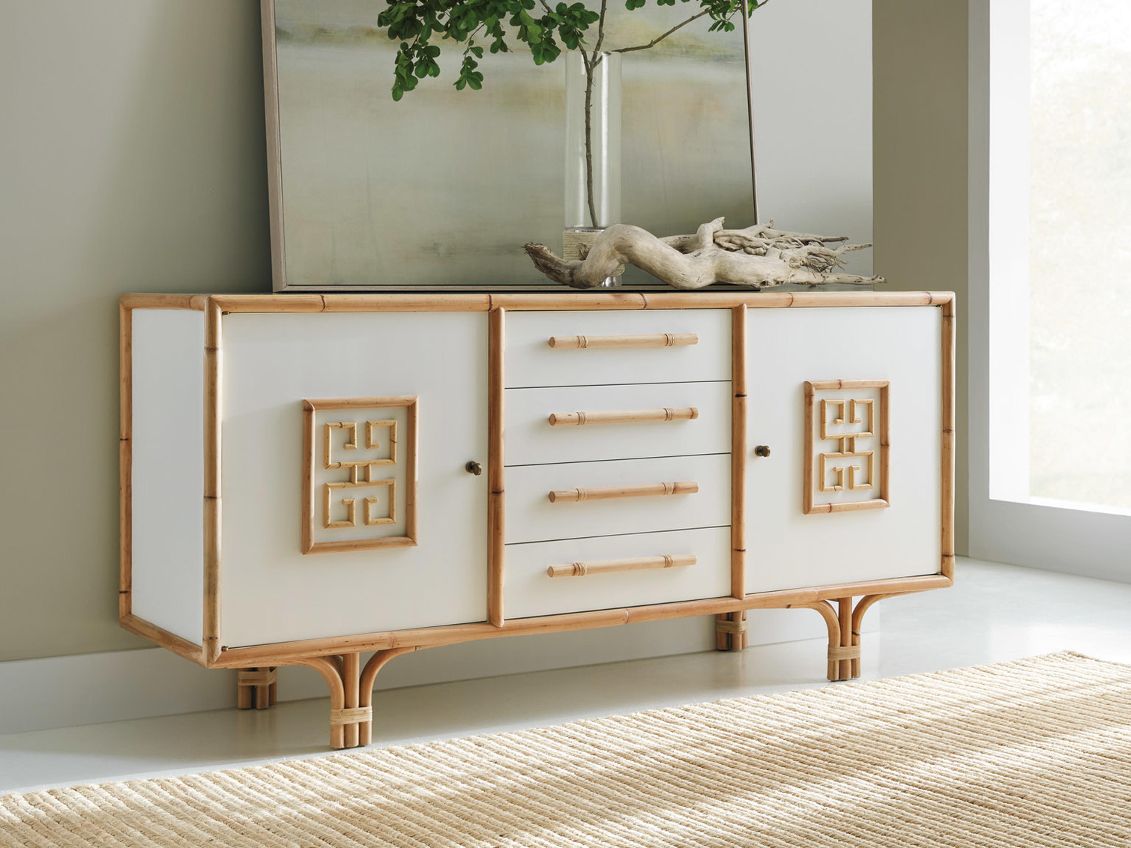 Somerset Bay Rattan 72" Bamboo Wood Sideboard