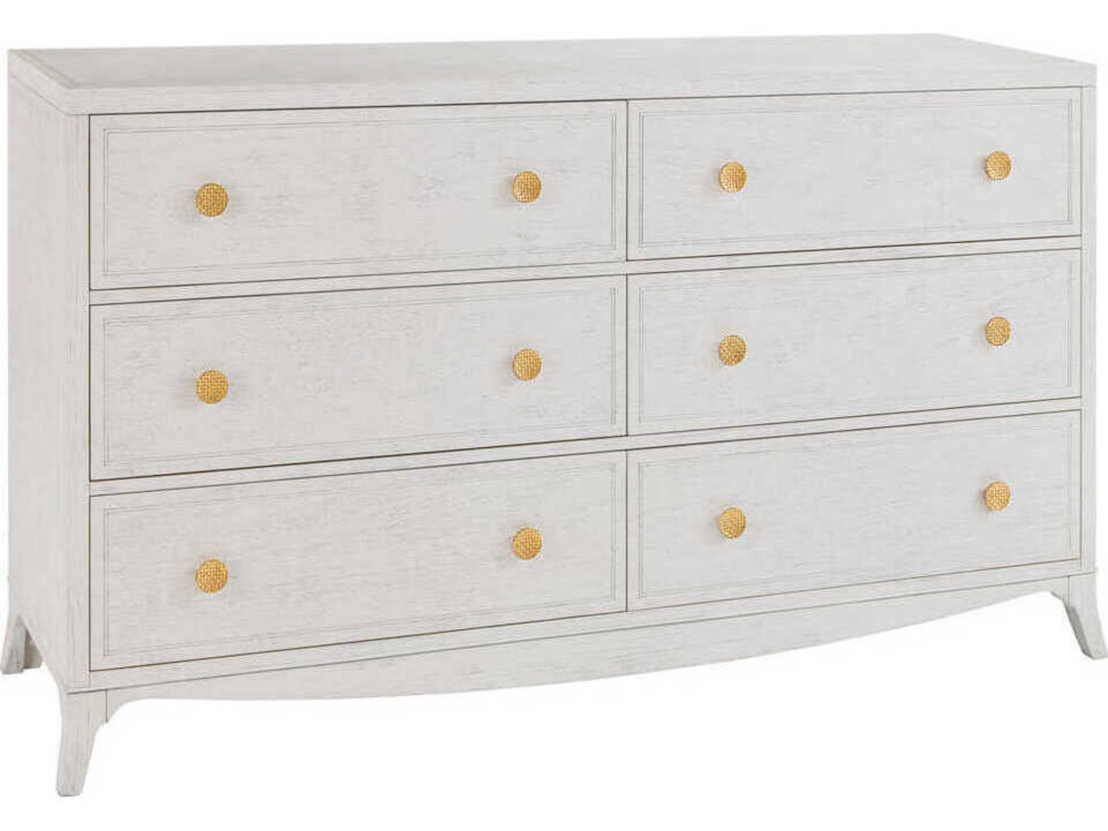 Somerset Bay Hampton 6-Drawers White Double Dresser