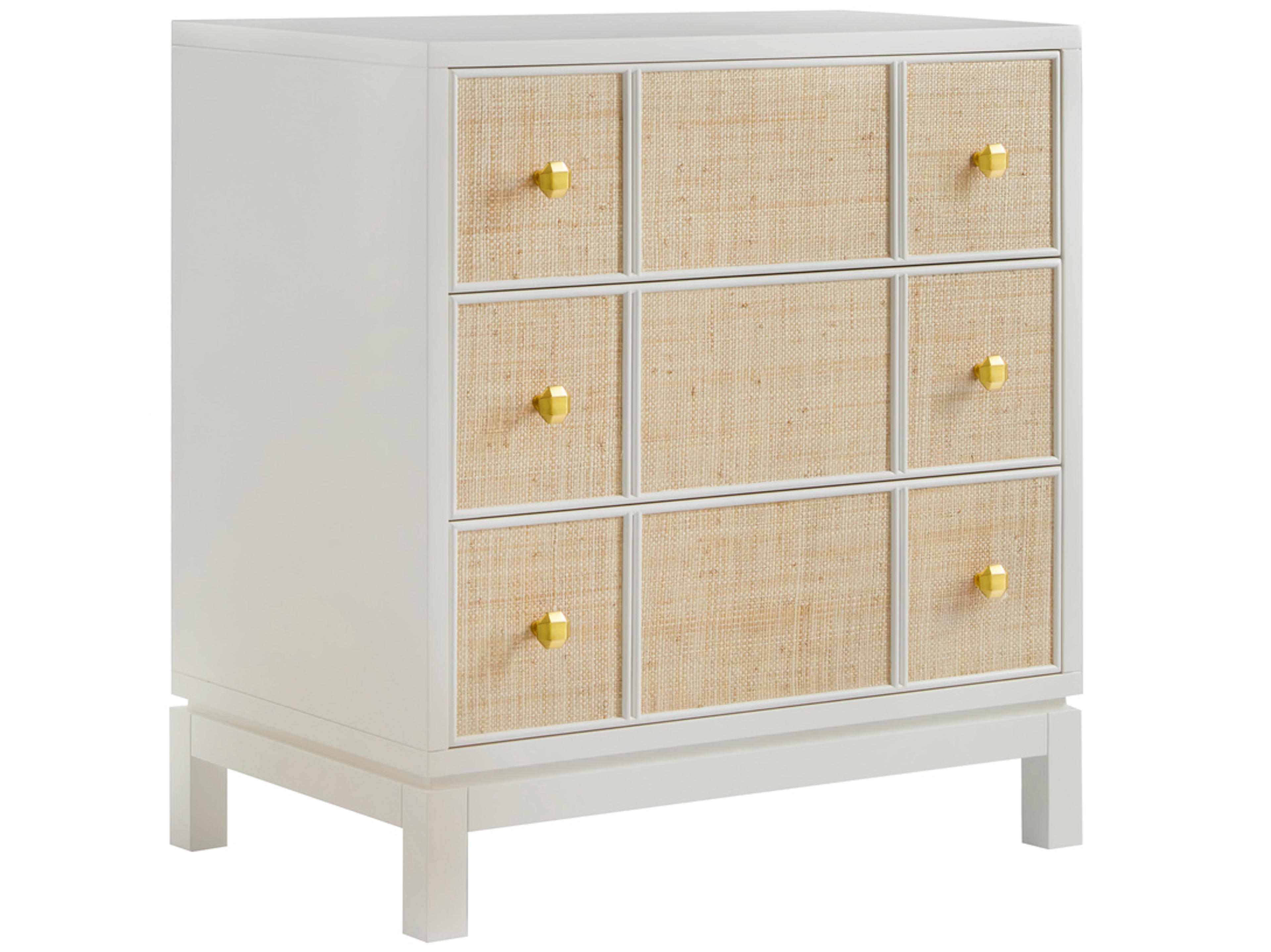 Somerset Bay Palmetto 3-Drawers Natural Solid Wood Nightstand