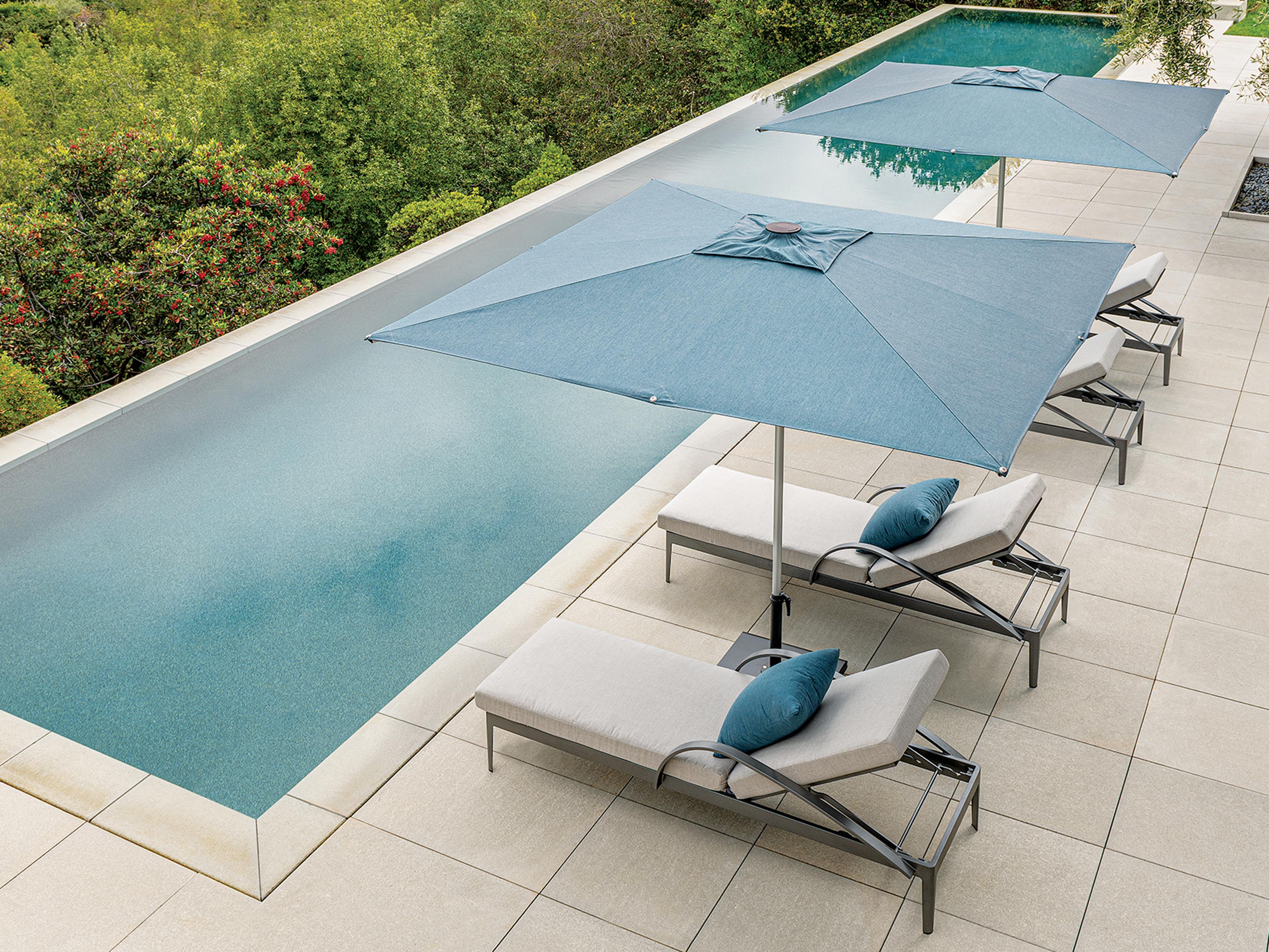 Shademaker Libra Aluminum 9 Foot Square Patio Umbrella