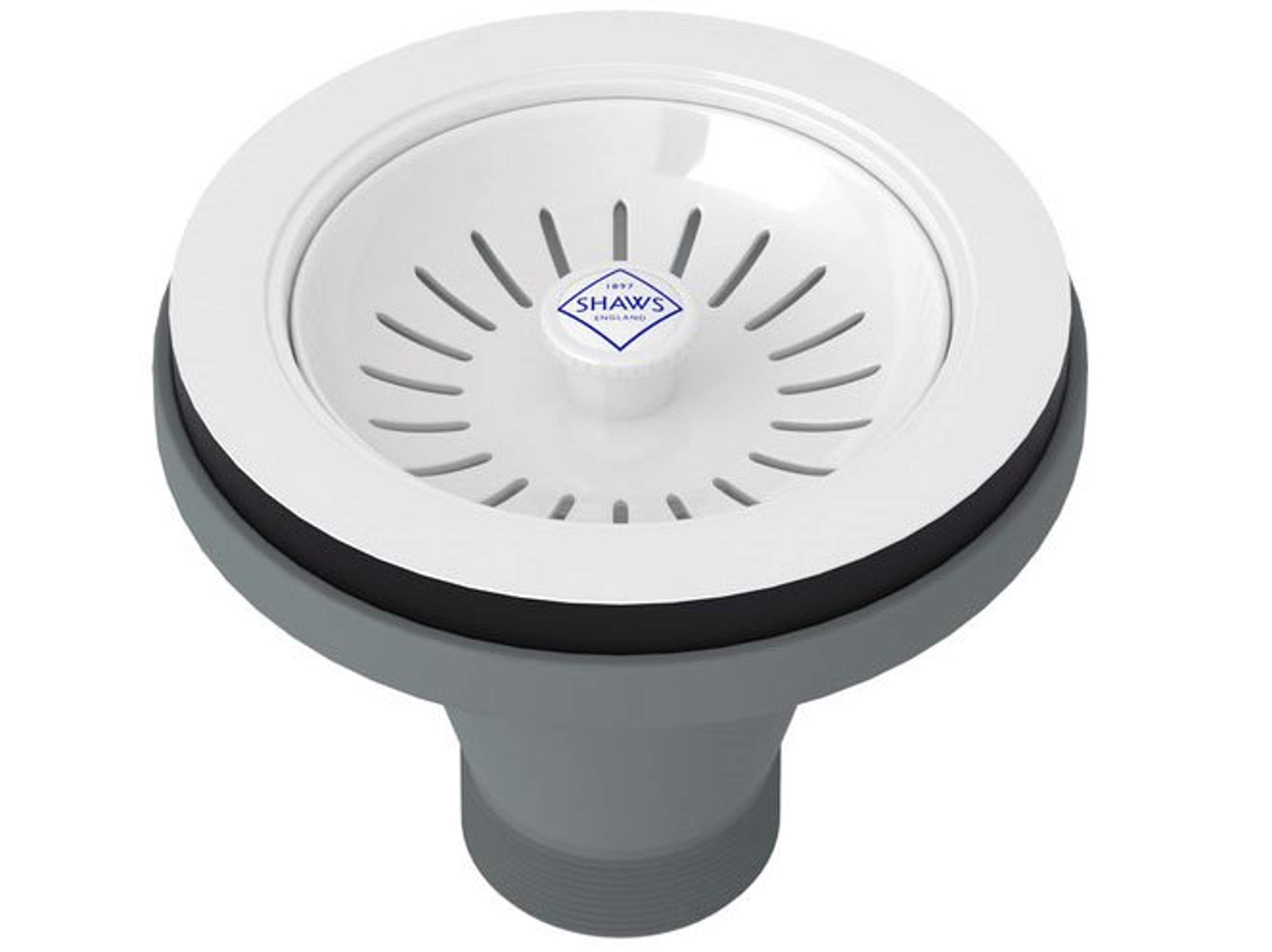 Shaws White Basket Strainer