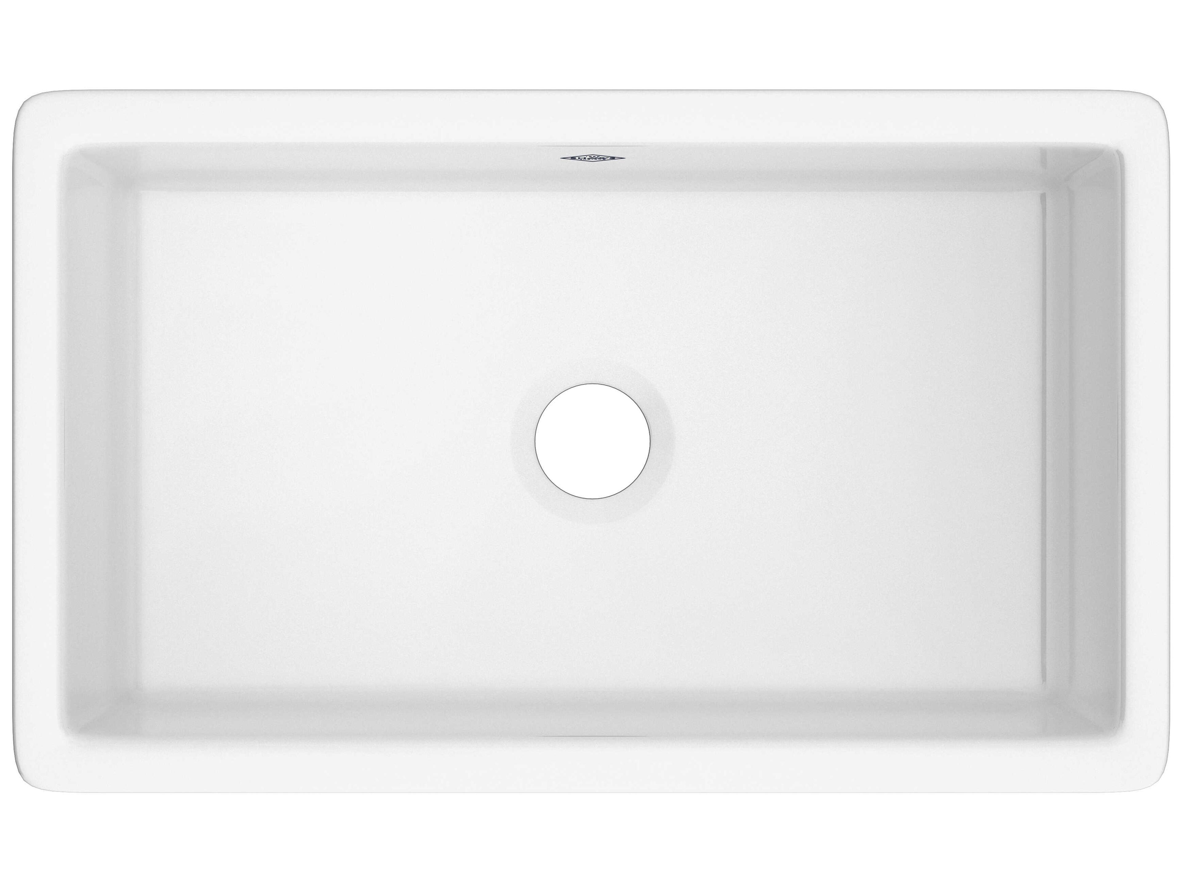 Shaws Shaker White 30" Single Bowl Undermount Kitchen Sink