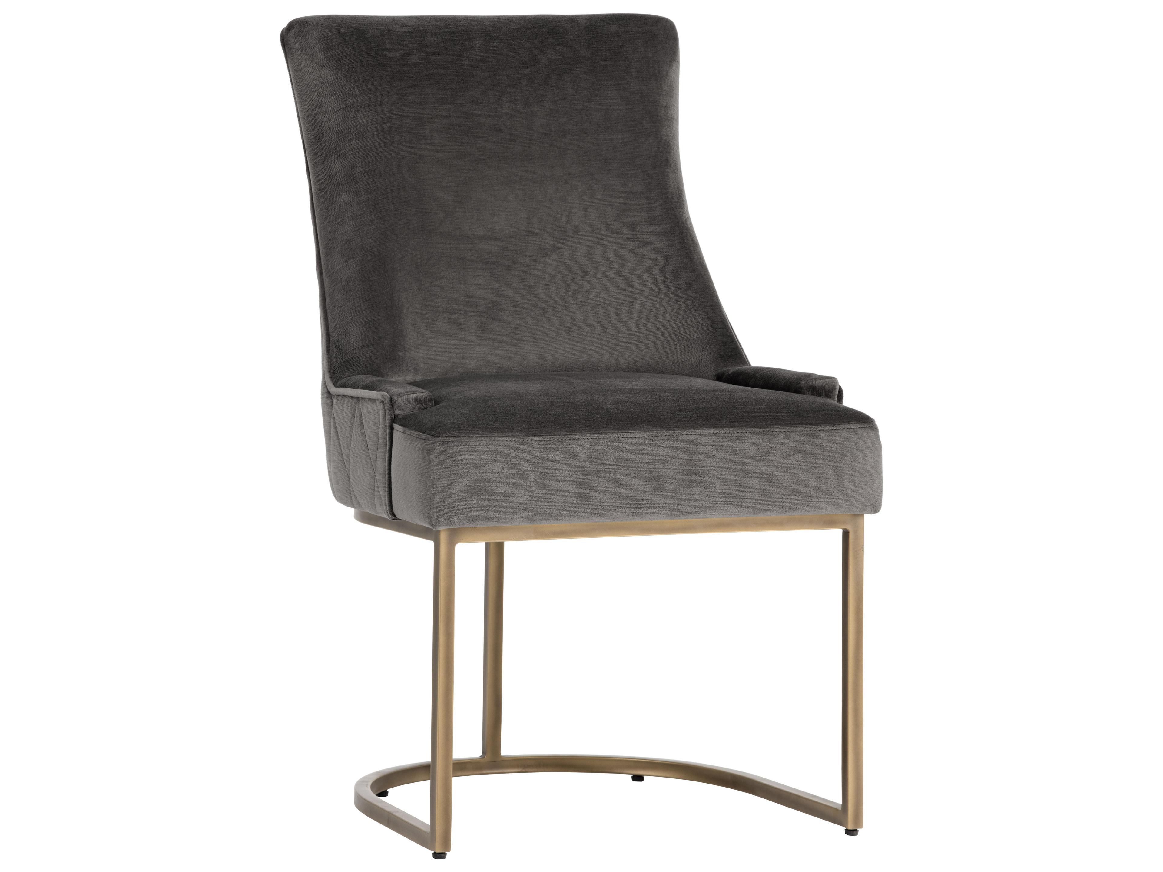 Sunpan Irongate Florence Dining Chair Piccolo Pebble
