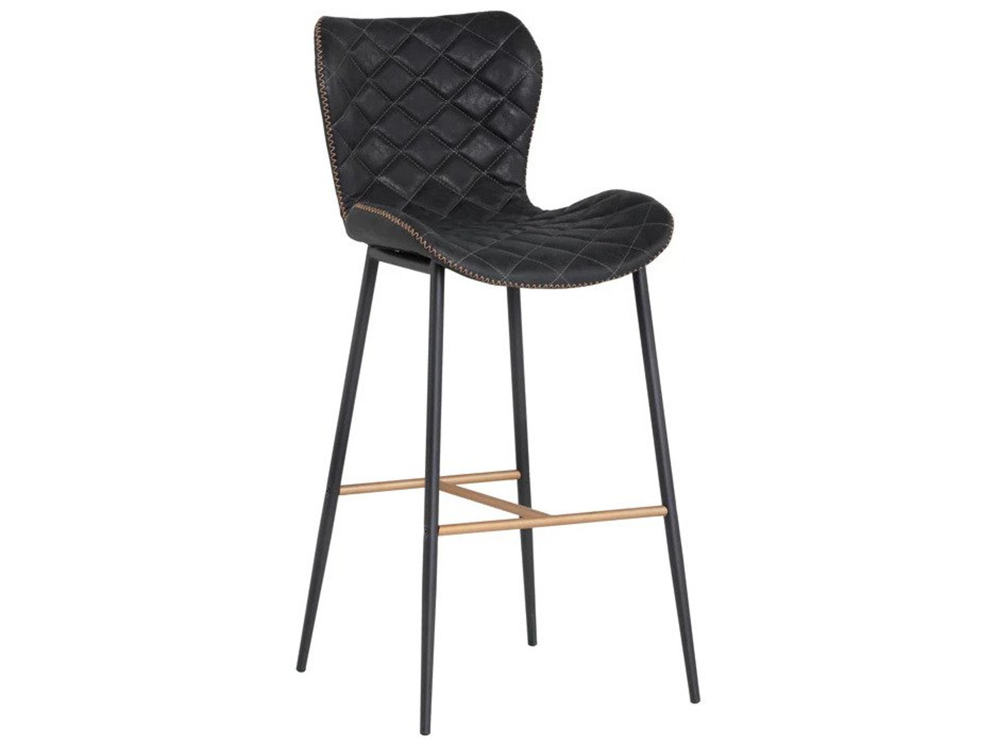Sunpan Urban Unity 19" Lyla Barstool Antique Black