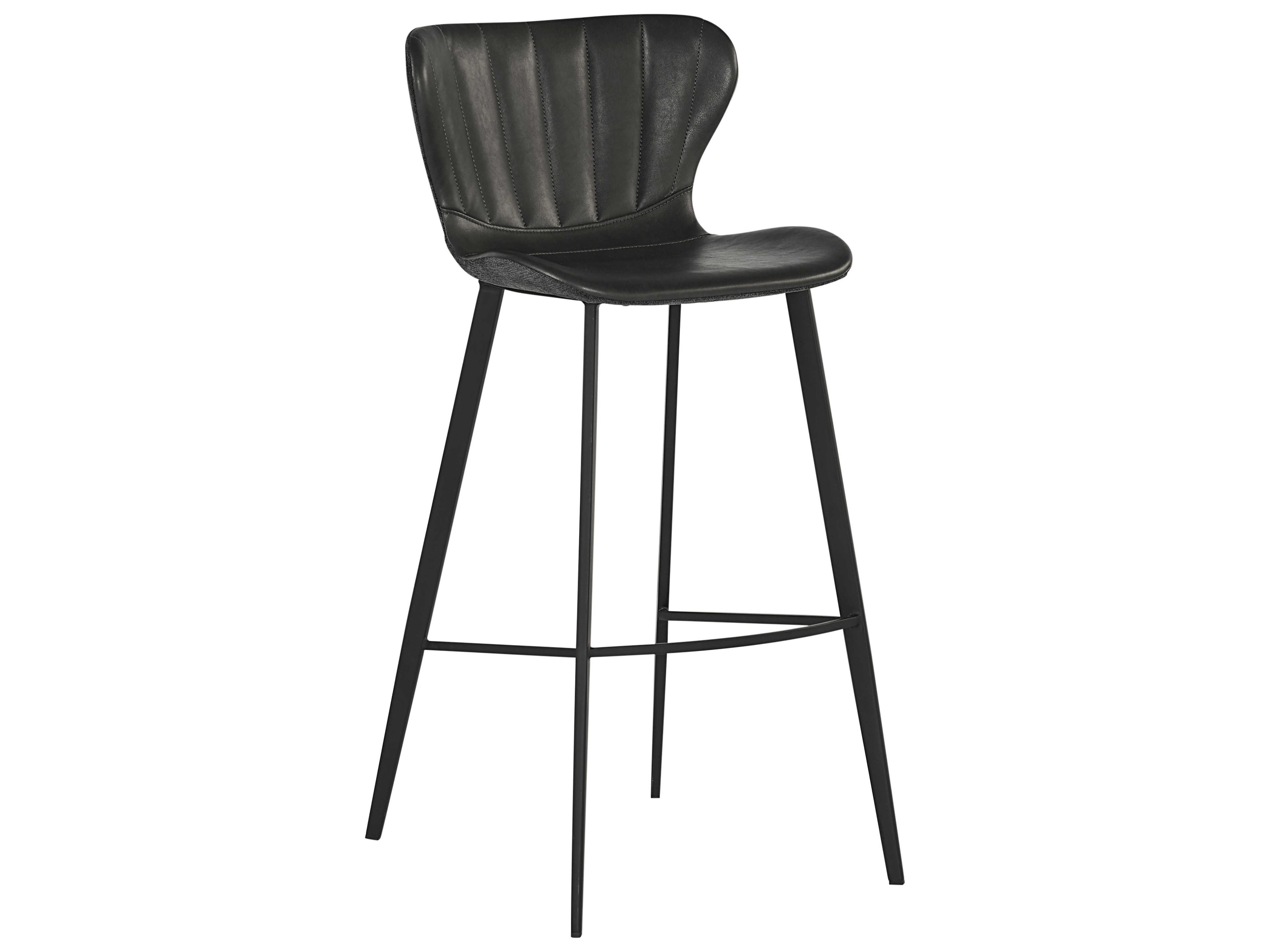 Sunpan Junction Arabella Grey Black Bar Stool