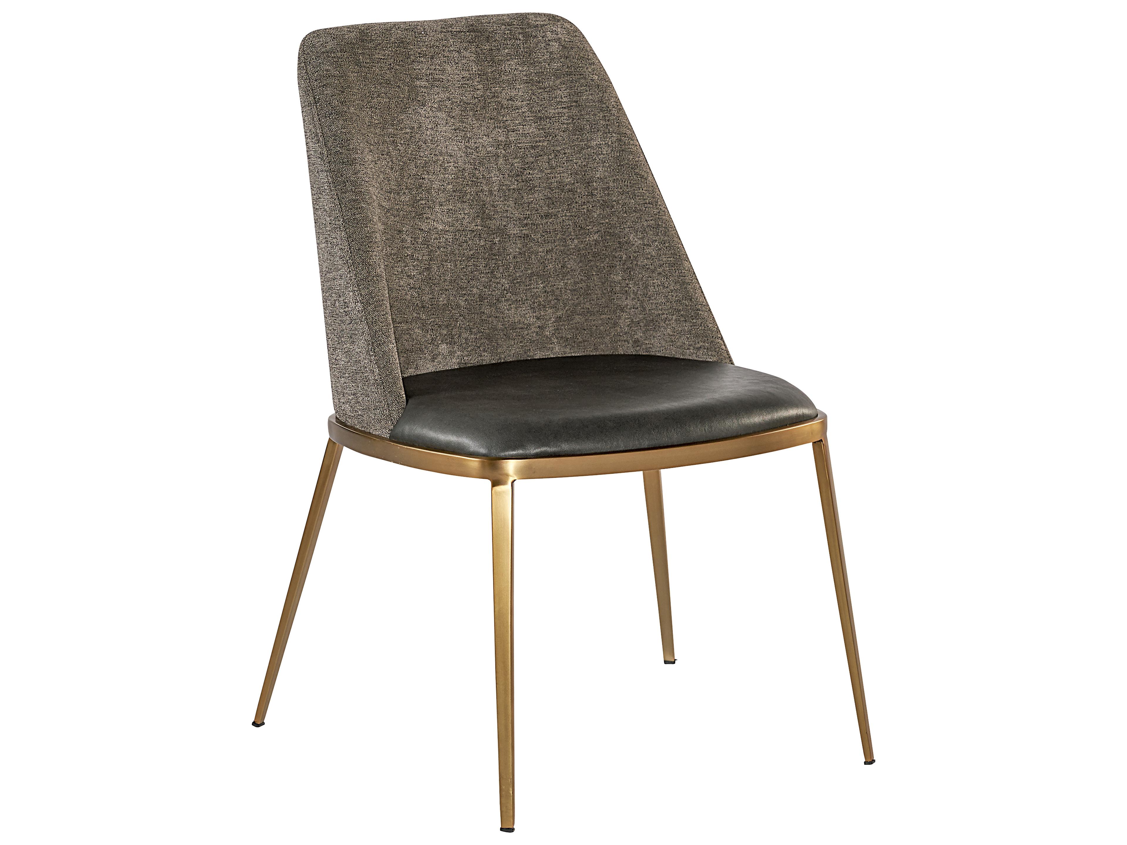 Sunpan Ikon Dover Dining Chair Bravo Portabella / Sparrow Grey
