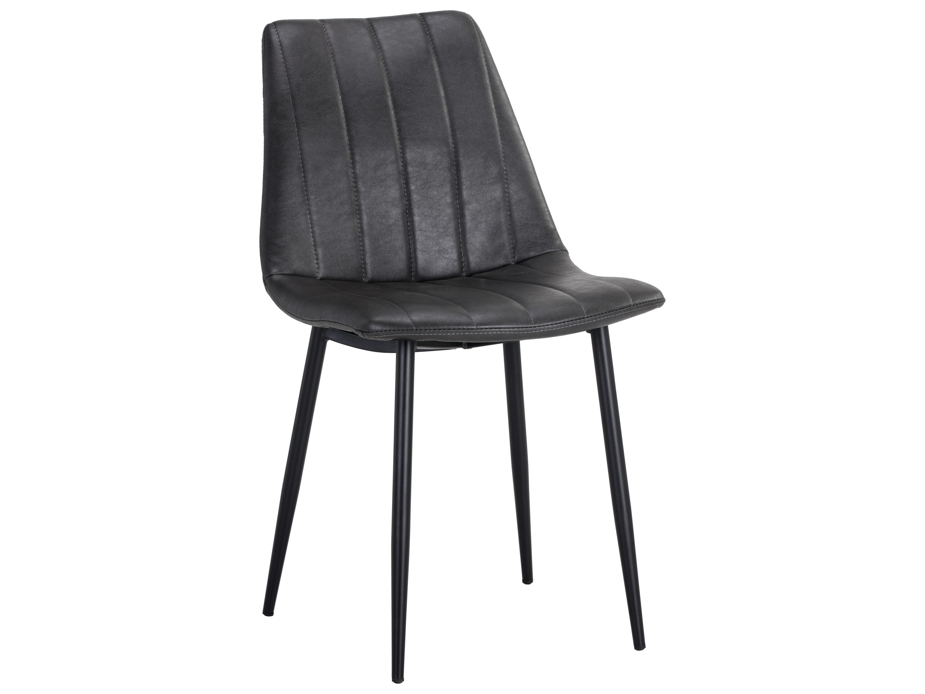 Sunpan Urban Unity Drew Dining Chair Black Bravo Portabella