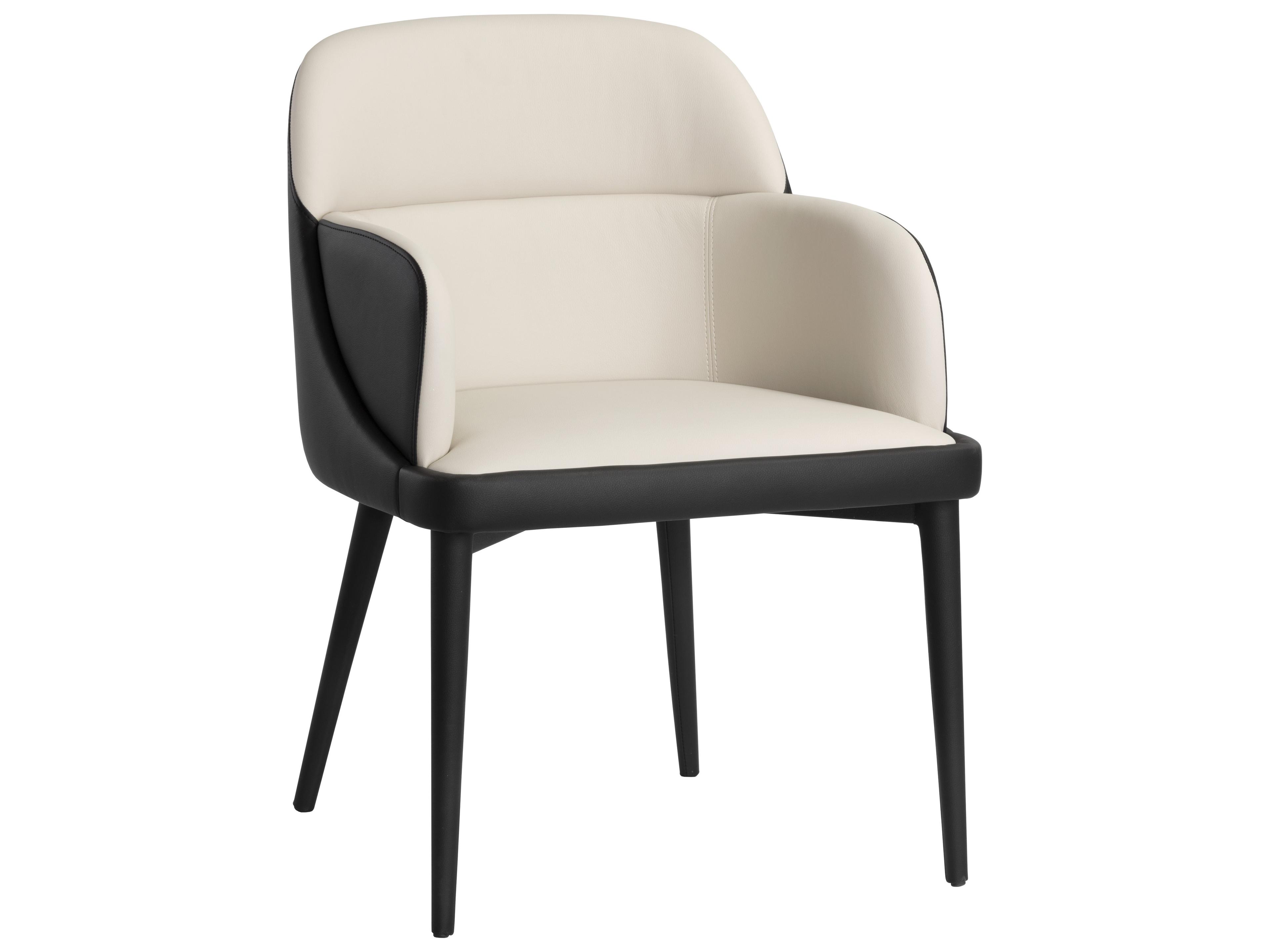 Sunpan Ikon Hagan Black Arm Dining Chair