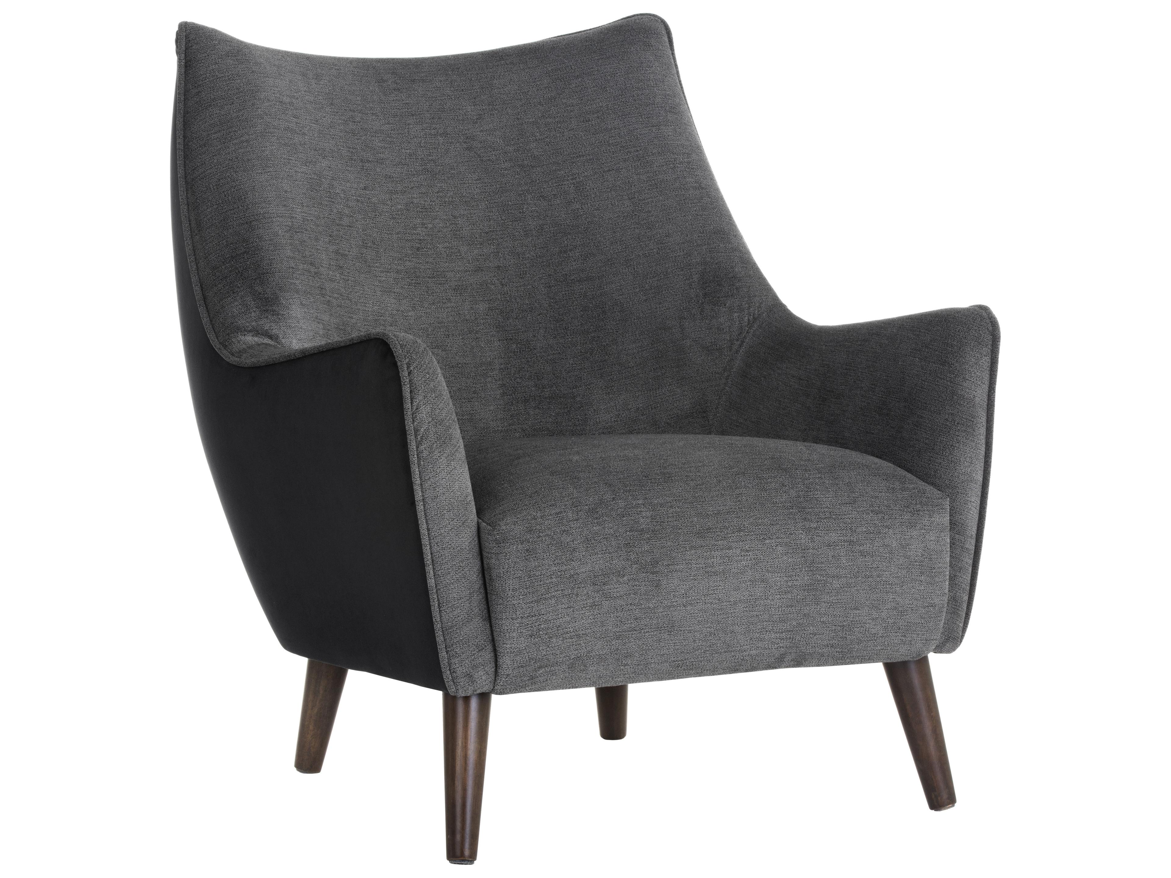 Sunpan 29" Sorrel Armchair Polo Club Kohl Grey / Abbington Black