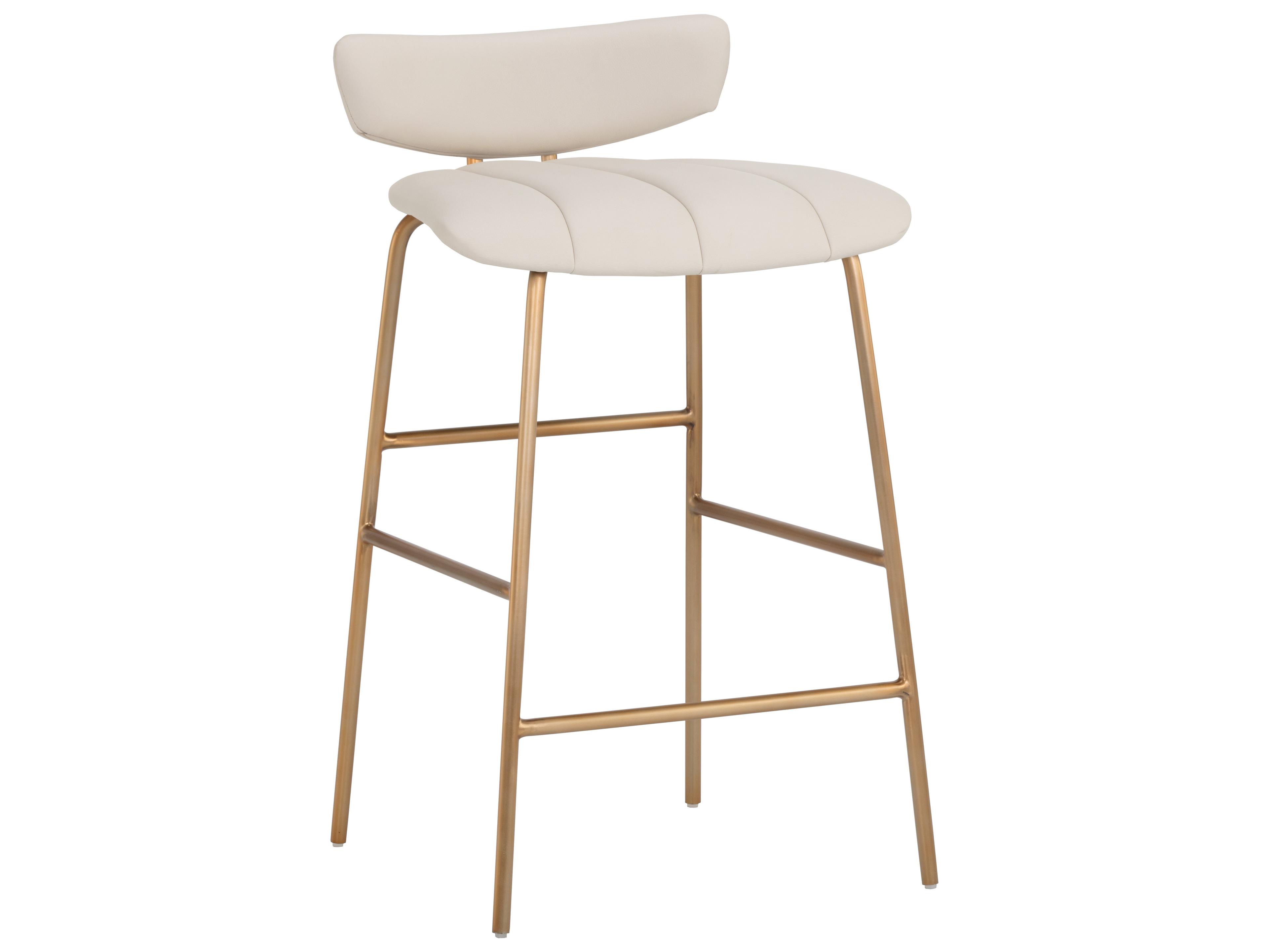 Sunpan Ikon Lorelei Dillon Cream Gold Counter Stool