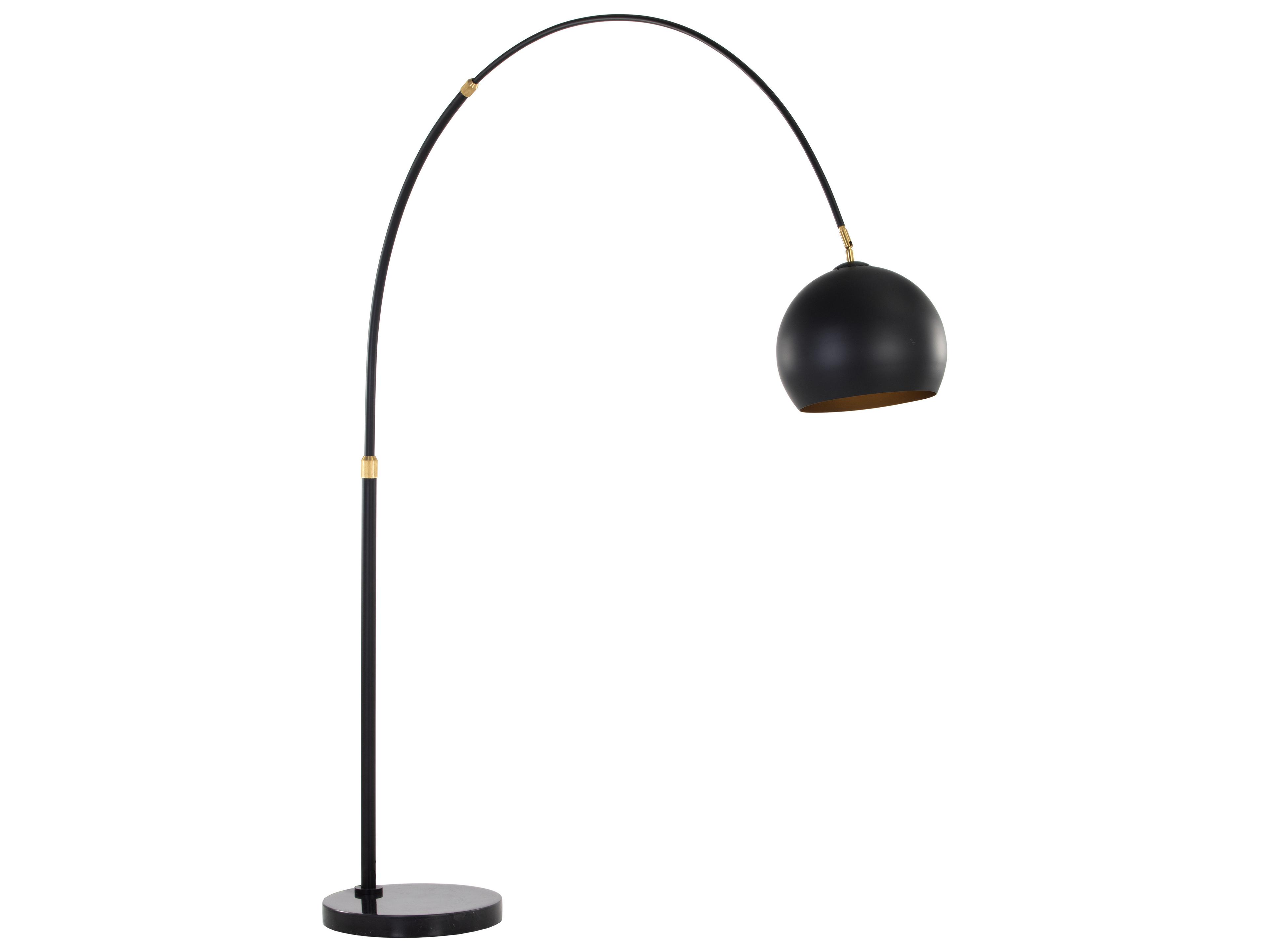 Sunpan Vern Black Floor Lamp