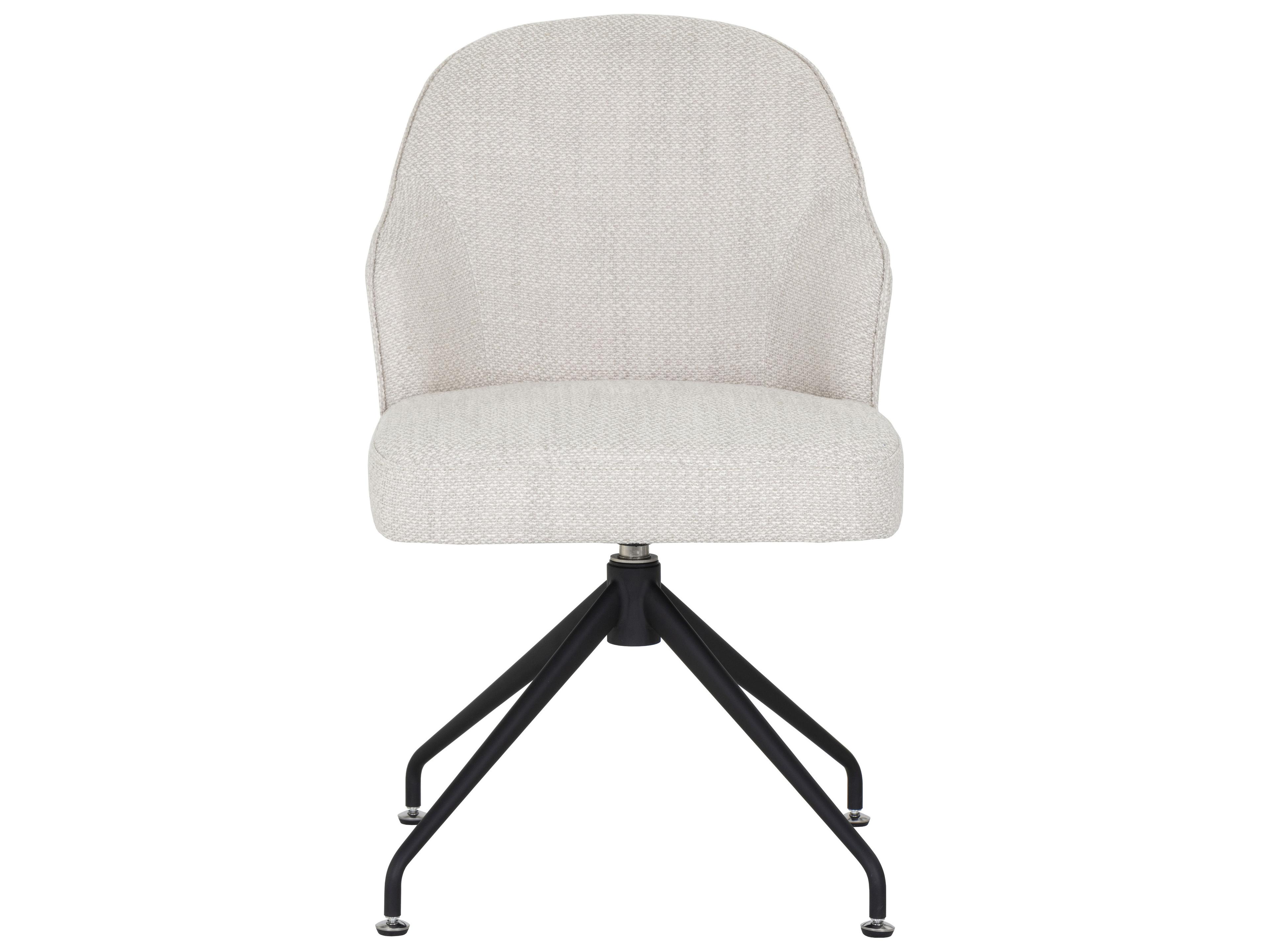 Sunpan 5west Bretta White Upholstered Side Dining Chair