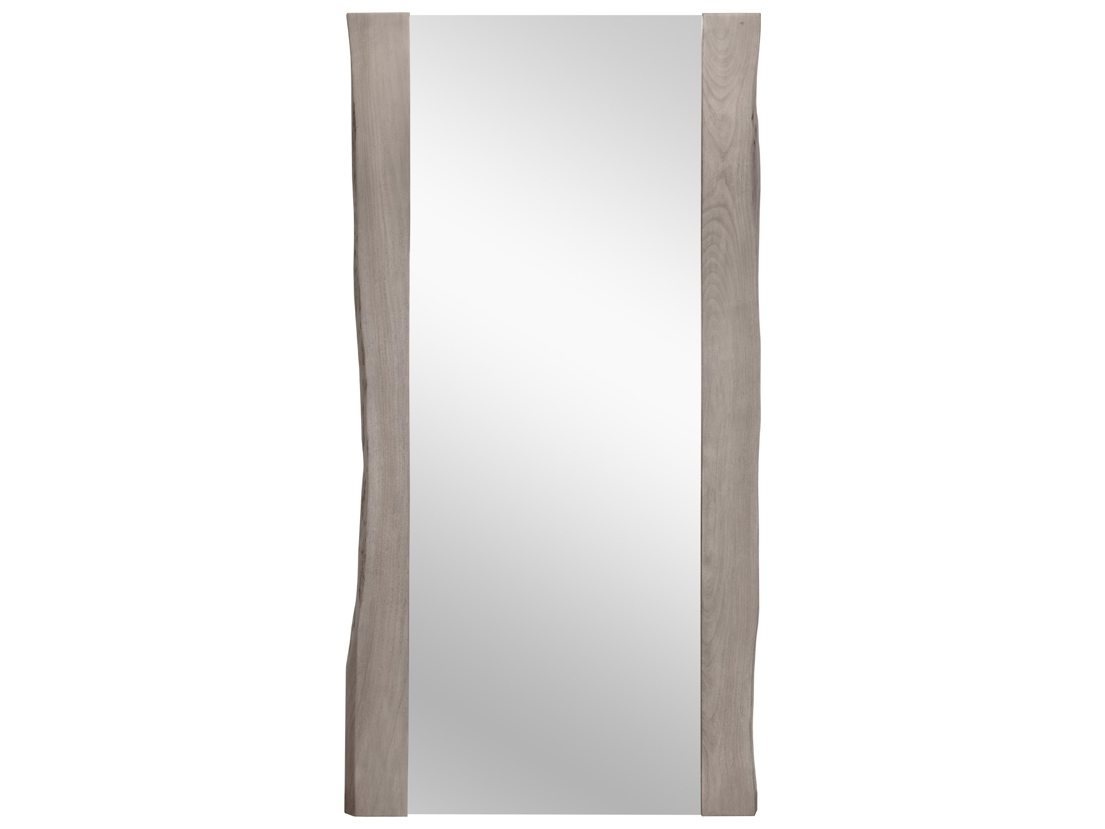 Sunpan Grey Floor Mirror Rectangular